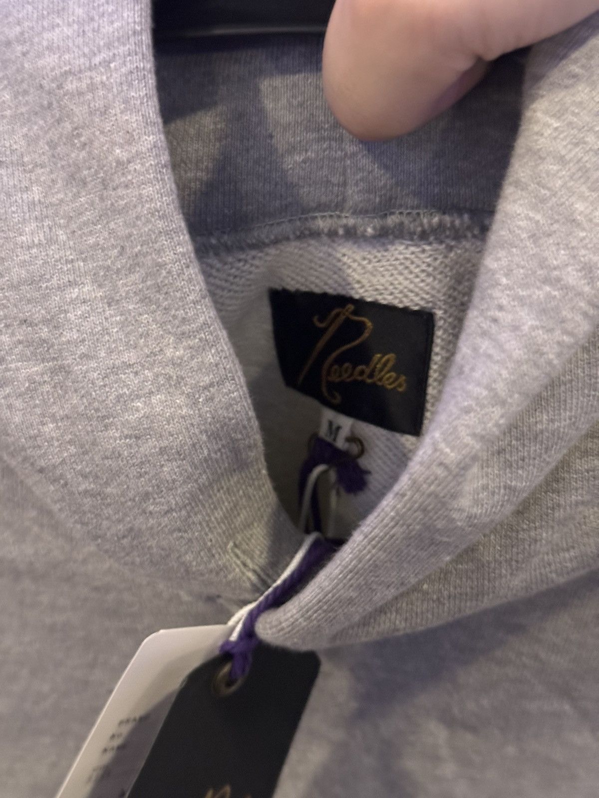 Needles Needles hoodie grey and purple stripes Size US M / EU 48-50 / 2 - 2 Thumbnail