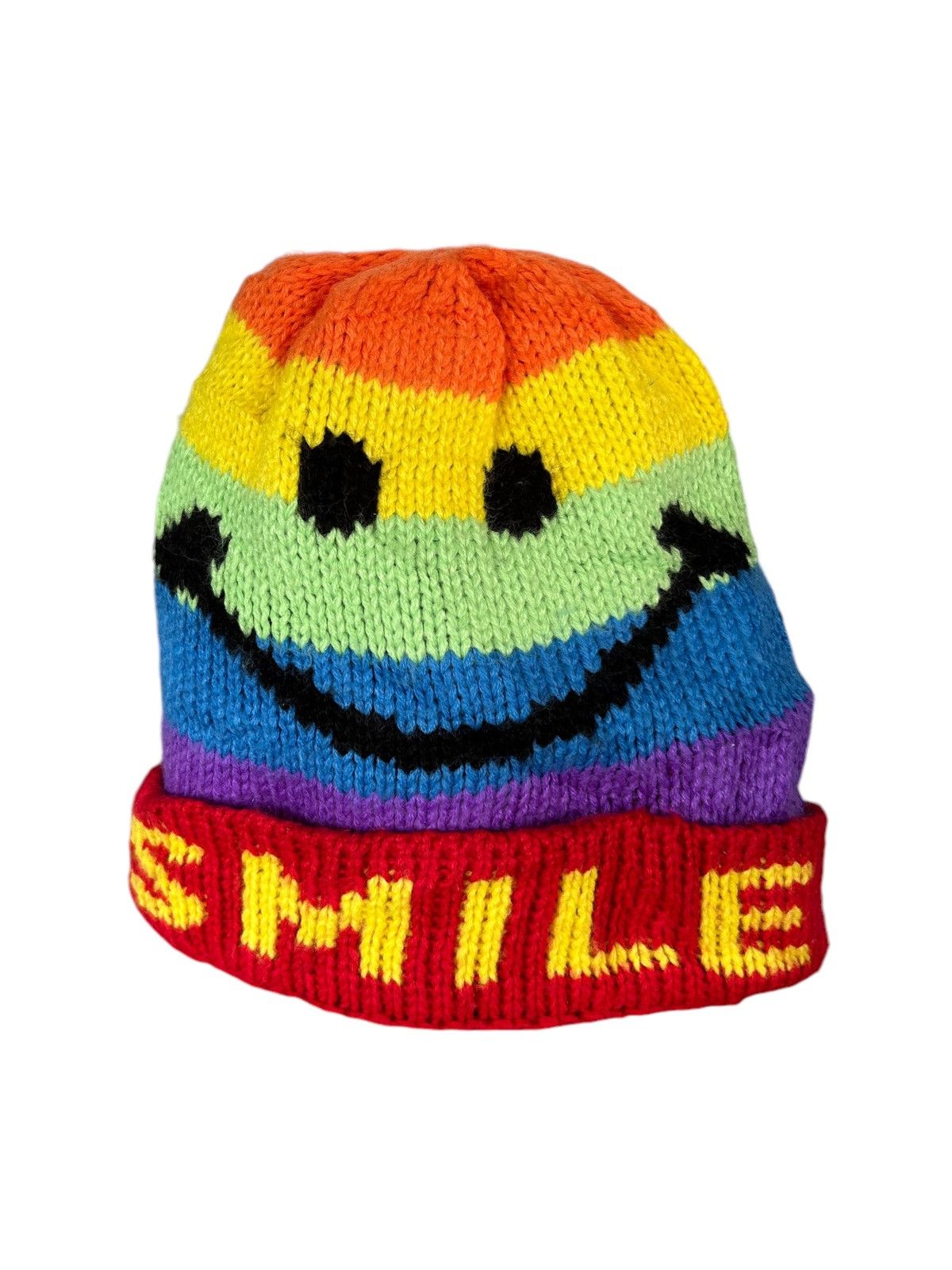 Kapital Smile Japanese Style Crochet Knitt Beanie Hats Size ONE SIZE - 1 Thumbnail