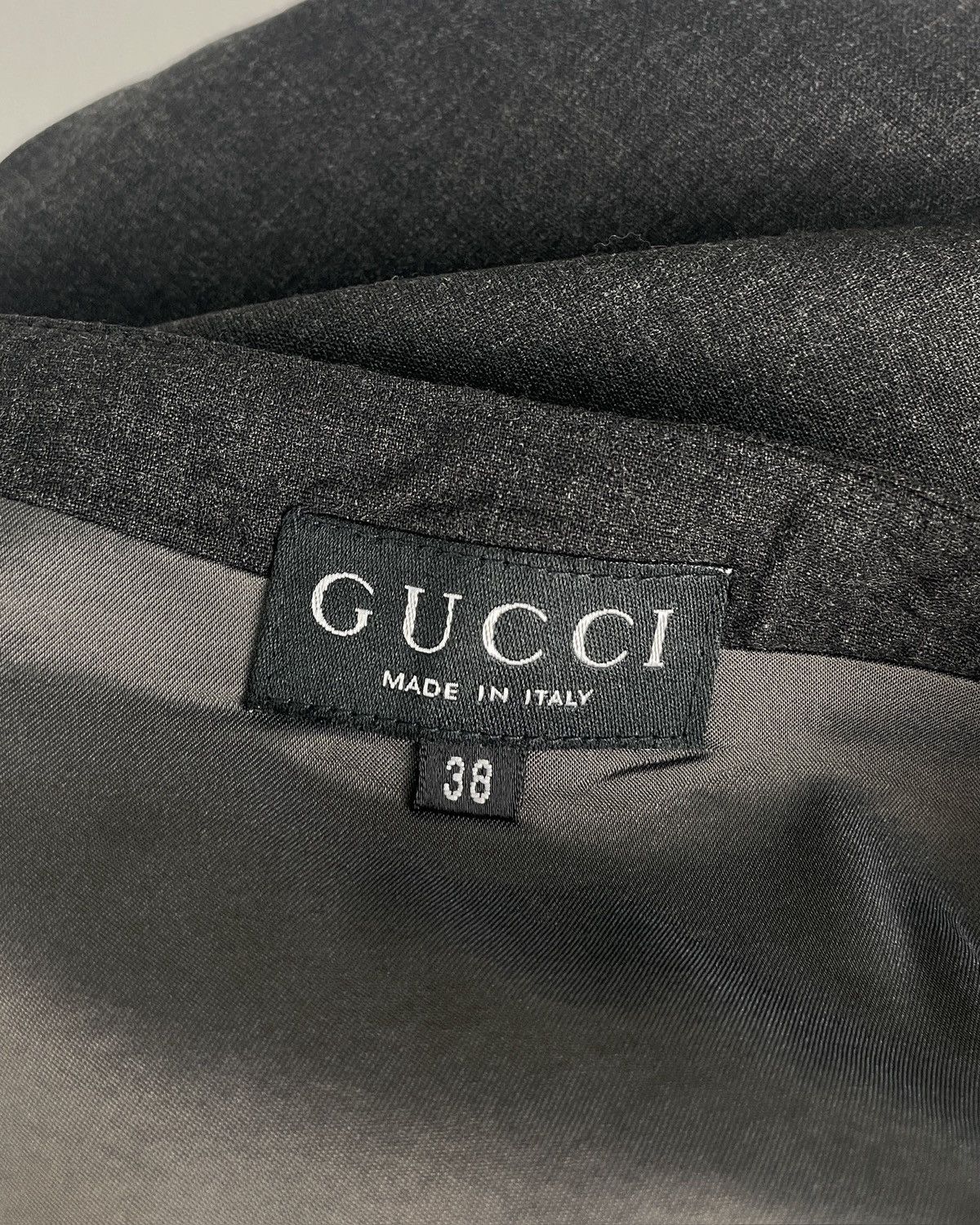 Gucci Gucci by Tom Ford FW1997 Asymmetrical Slit Skirt Size 28" / US 6 / IT 42 - 5 Thumbnail