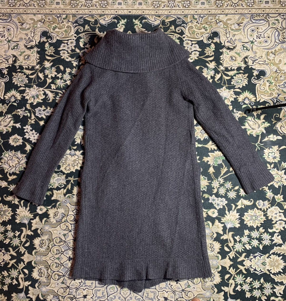 DKNY 🔥VINTAGE🔥 DKNY CASHMERE LONG JACKET BIG COLLAR Size S / US 4 / IT 40 - 11 Thumbnail