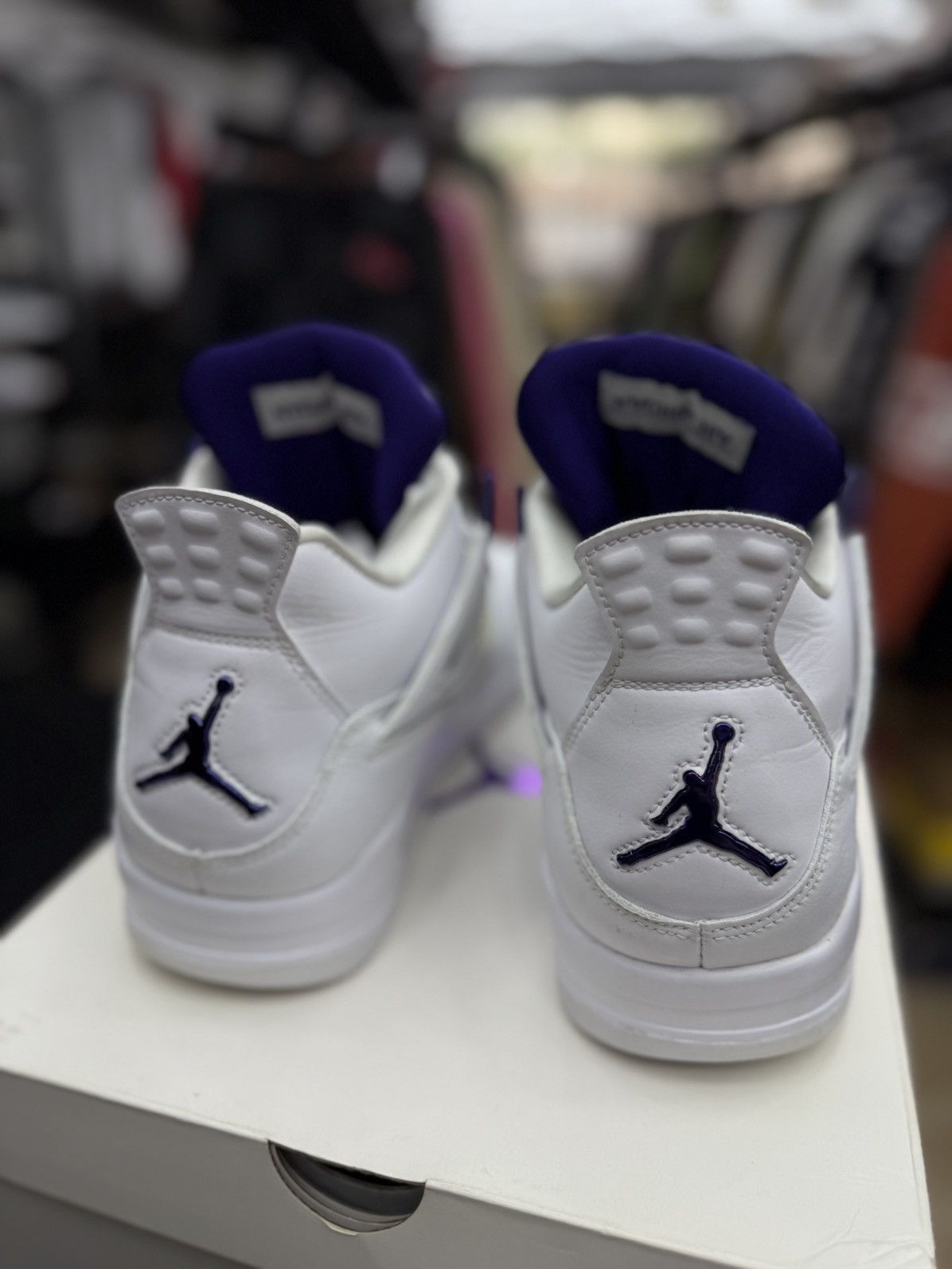 Jordan Brand Jordan 4 Metallic Purple Size 12 (CT8527-115) Size US 12 / EU 45 - 14 Thumbnail