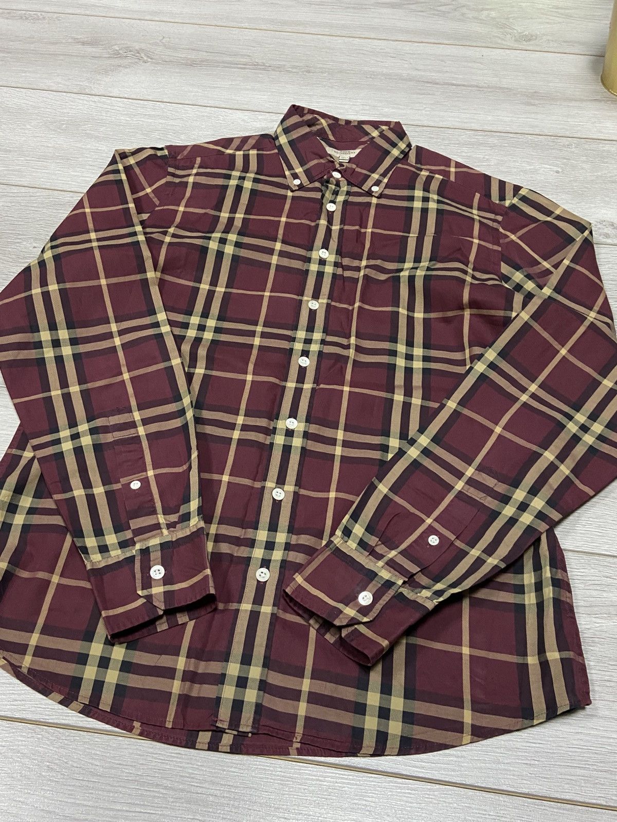 Burberry Burberry Brit shirt nova check overprint vintage Size US M / EU 48-50 / 2 - 4 Thumbnail