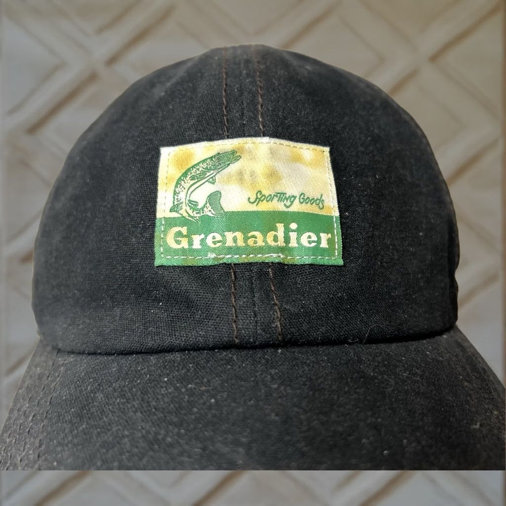 Goorin Bros. VINTAGE Goorin Bros Grenadier 6 Panel Waxed Cotton Adjustable Strapback Musky Pike Hat Men Size ONE SIZE - 1 Thumbnail