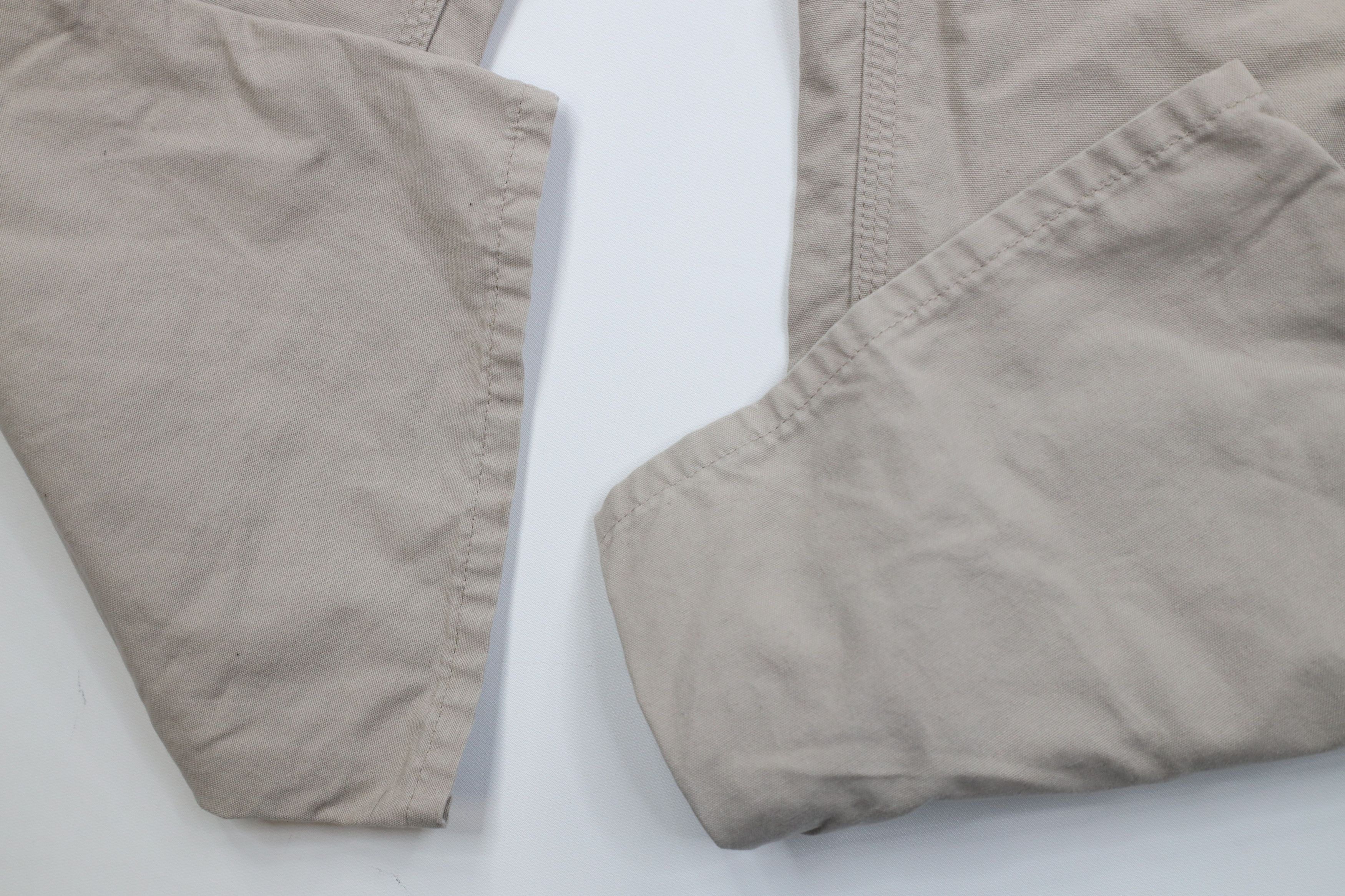 Carhartt Vintage Y2K Carhartt Wide Leg Dungaree Pants Tan Khaki Size US 44 / EU 60 - 6 Thumbnail