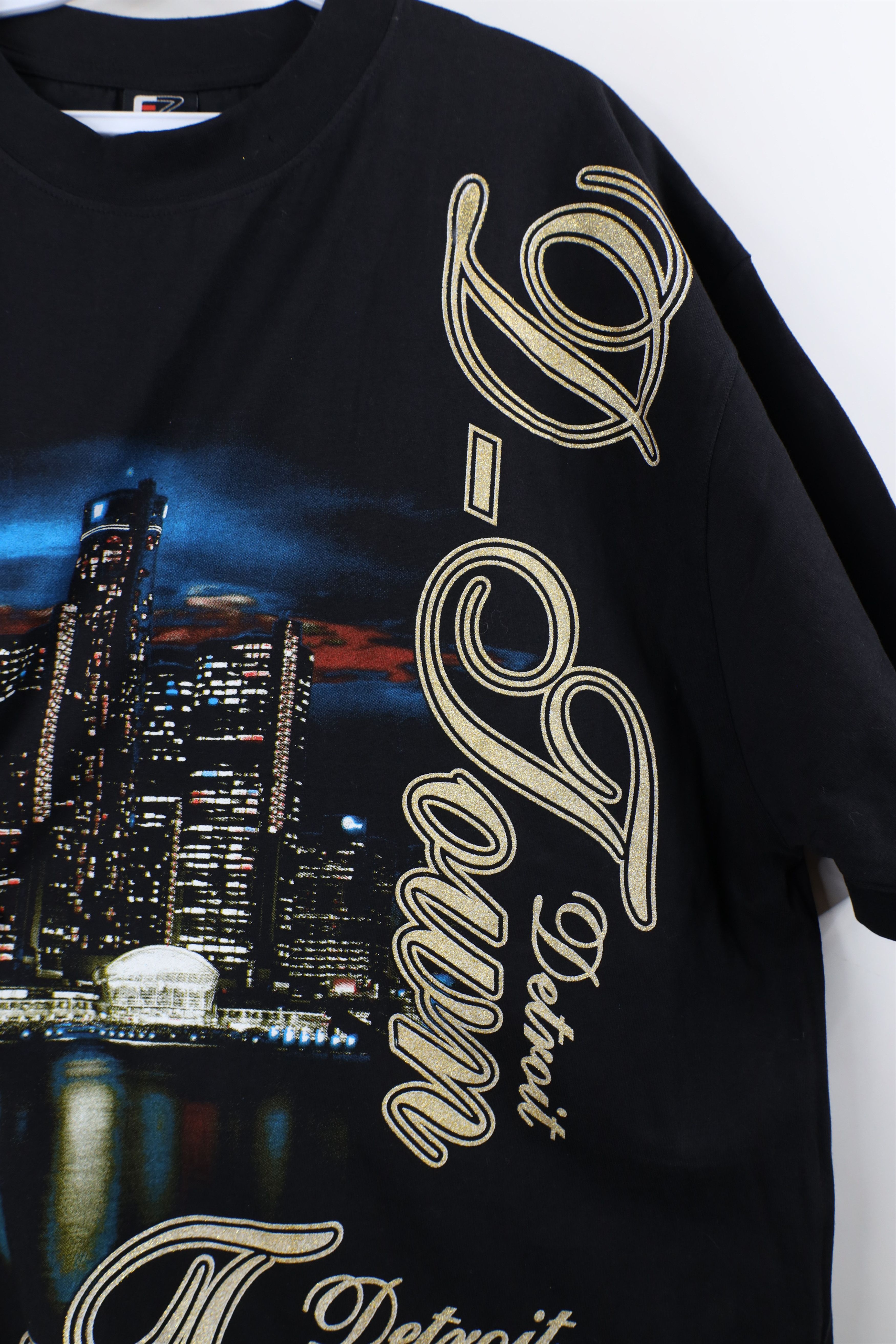 Vintage Vintage Y2K Streetwear D Town Baggy Tall Tee T-Shirt Black Size US XXL / EU 58 / 5 - 9 Thumbnail