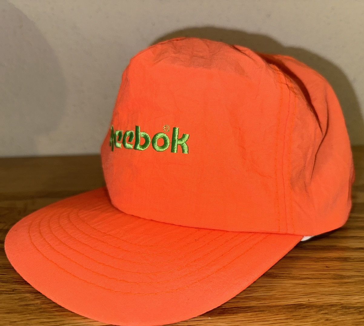 Reebok Vintage Reebok Neon Orange Hat Size ONE SIZE - 2 Thumbnail