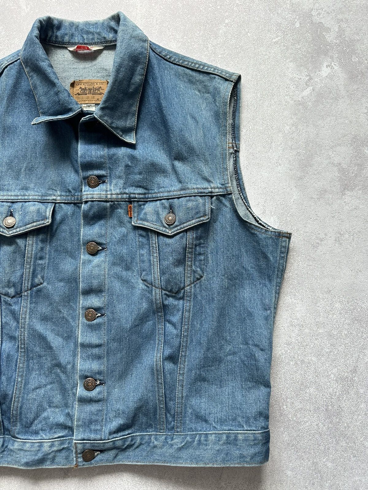 Levi's Levi's Jeans 70501 Weste Jeansweste Vintage Denim France Size US S / EU 44-46 / 1 - 2 Thumbnail