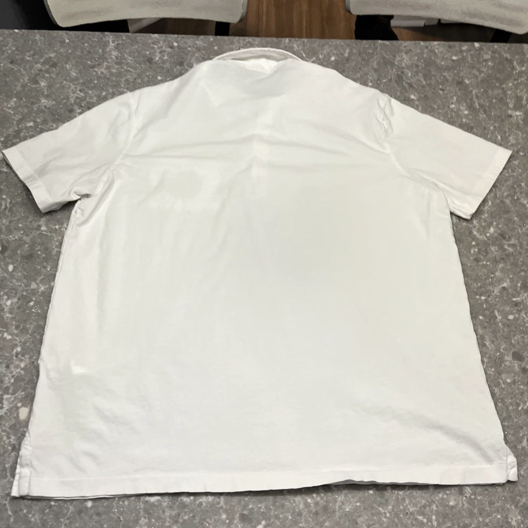 Polo Ralph Lauren Polo Ralph Lauren Polo Shirt Sailboat Nautical Beach Patch White L Mens Regular Short Sleeve Button Collar Knit Cotton Size US L / EU 52-54 / 3 - 7 Thumbnail