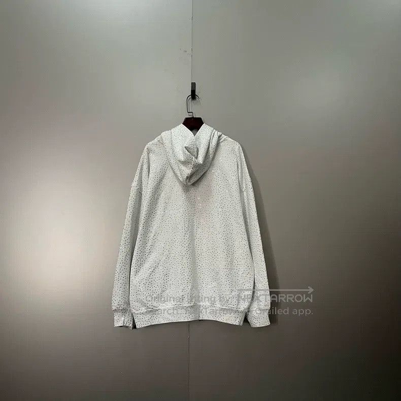 Balenciaga Balenciaga Printed Diamond Zip-Up Hoodie Size US S / EU 44-46 / 1 - 2 Thumbnail