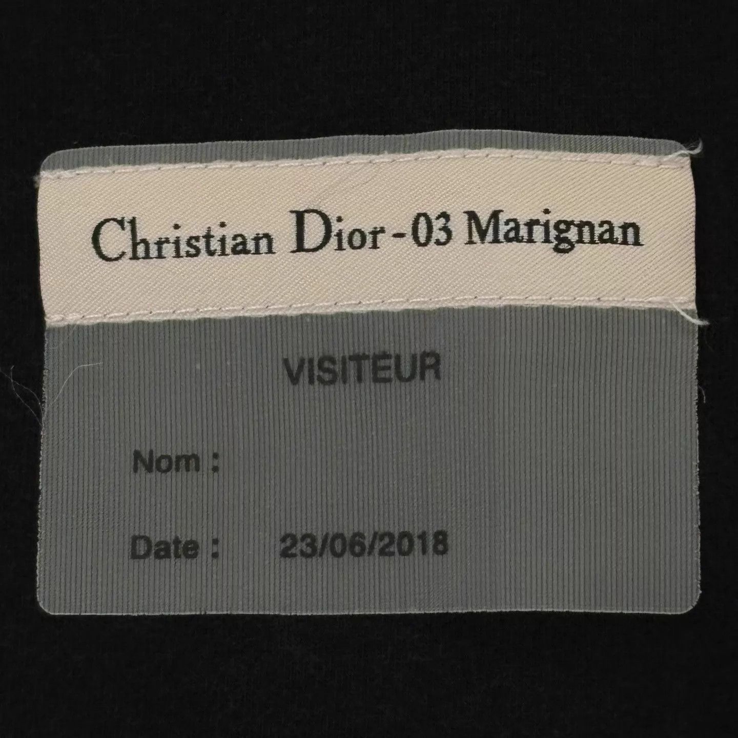 Dior DIOR Tourist Patch Logo Black Tee Size US L / EU 52-54 / 3 - 7 Thumbnail