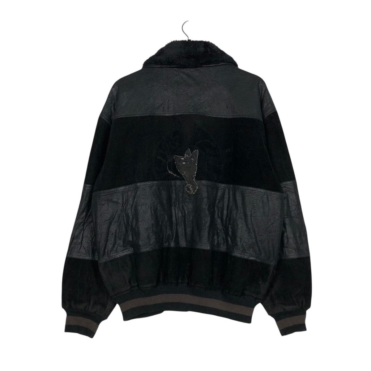Genuine Leather 🔥VINTAGE BOMBER LEATHER JACKET MONTEREY & CARMEL ISSEYMIYAKE Size US M / EU 48-50 / 2 - 10 Thumbnail