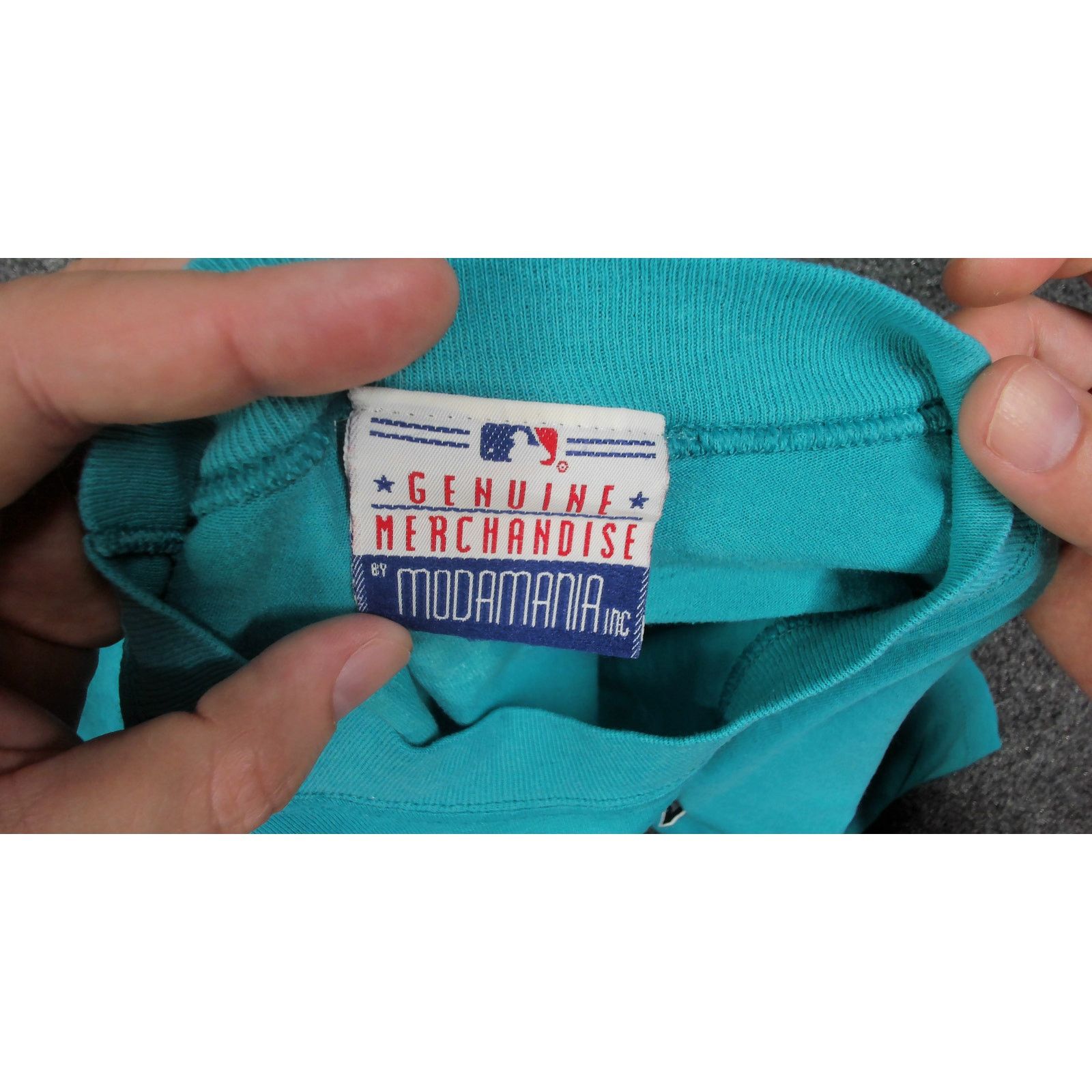 Vintage Modamania| 1993 Florida Marlins Single Stitch Thrashed Tee Size US M / EU 48-50 / 2 - 5 Thumbnail