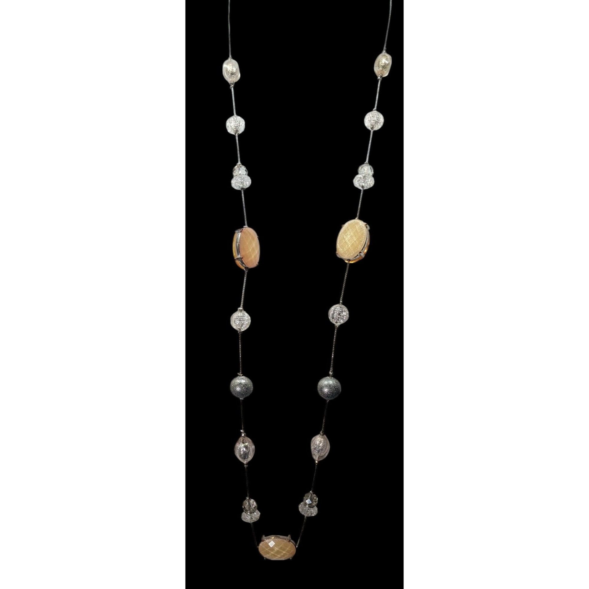 Other Y2K Style Gemmed And Beaded Opera Length Station Necklace Size ONE SIZE - 2 Thumbnail