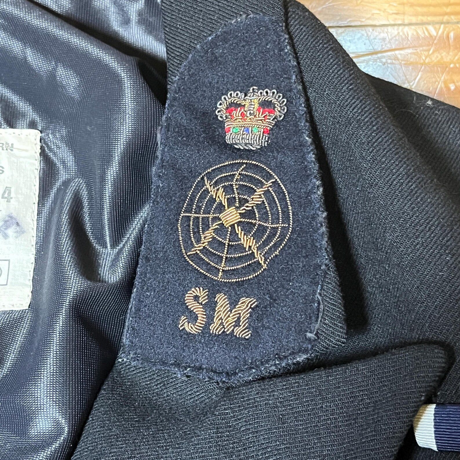 Other Vintage Royal Navy Blazer Submarine Insignia Size 40R - 6 Thumbnail