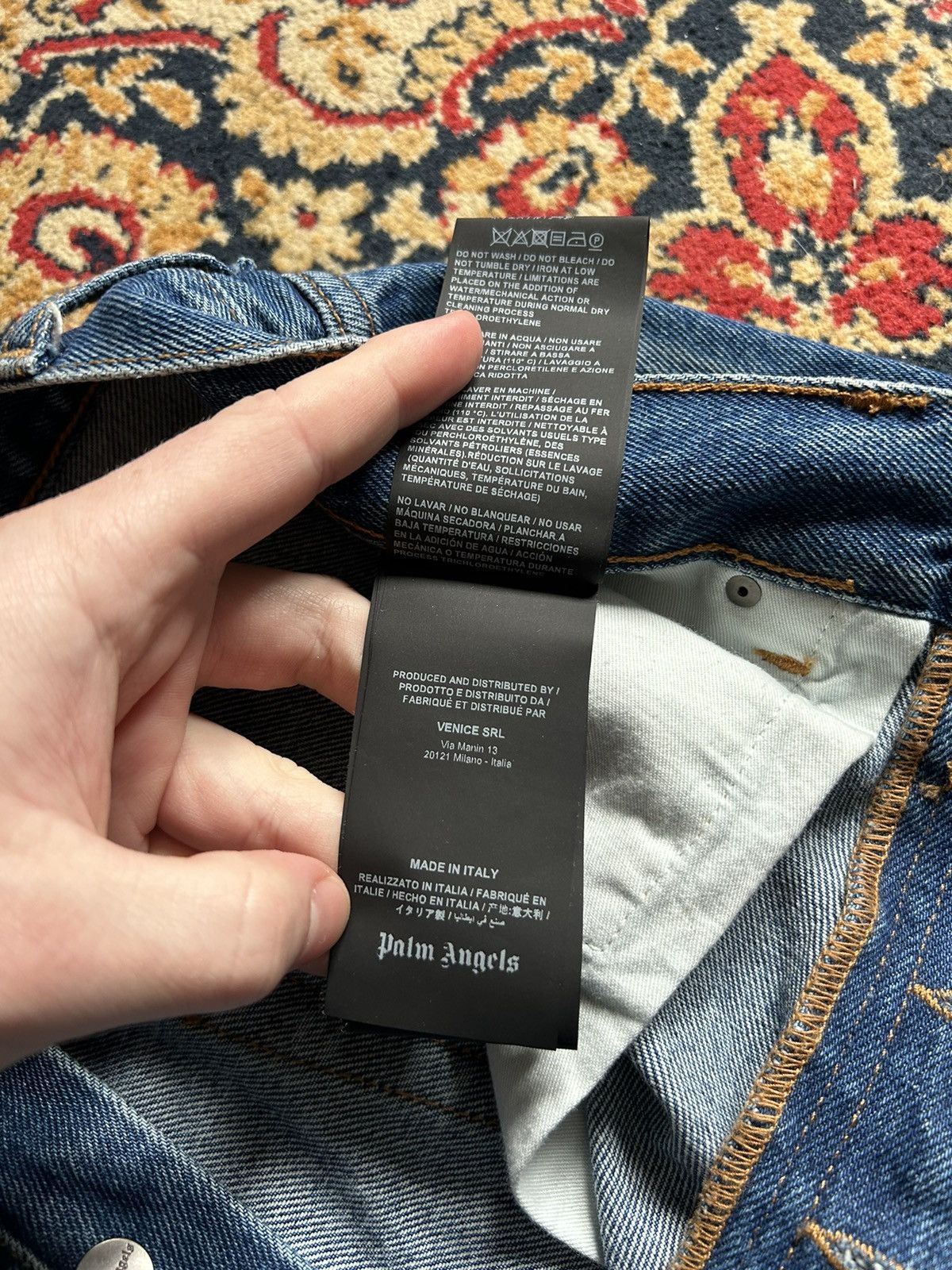 Palm Angels Palm Angels American Gothic denim pants Size US 34 / EU 50 - 15 Thumbnail
