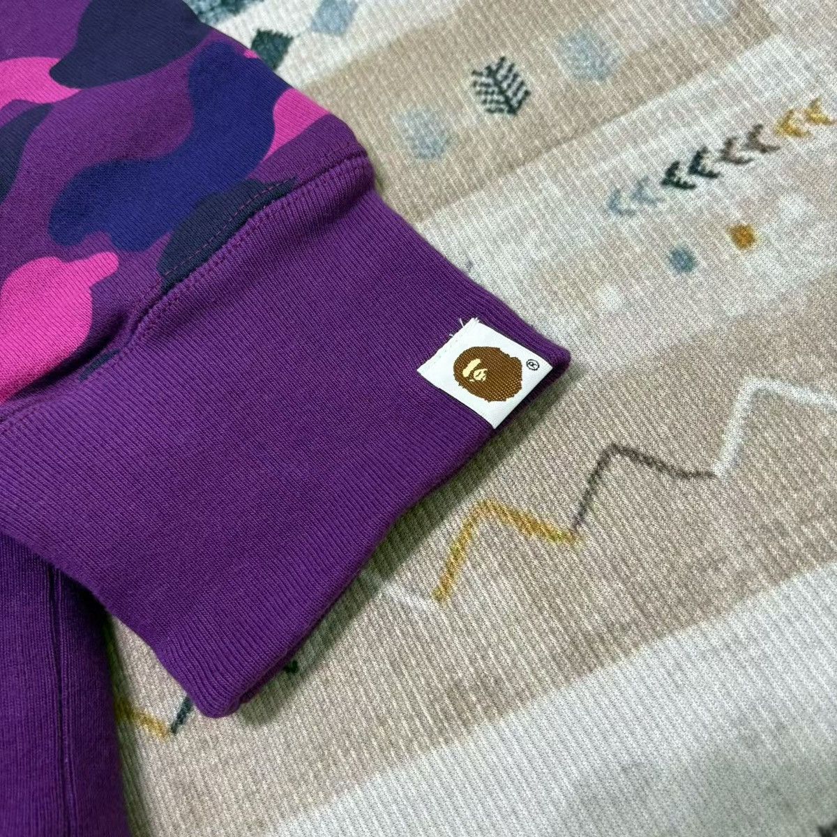 Bape COLOR CAMO SHARK FULL ZIP HOODIE Size US XL / EU 56 / 4 - 3 Thumbnail