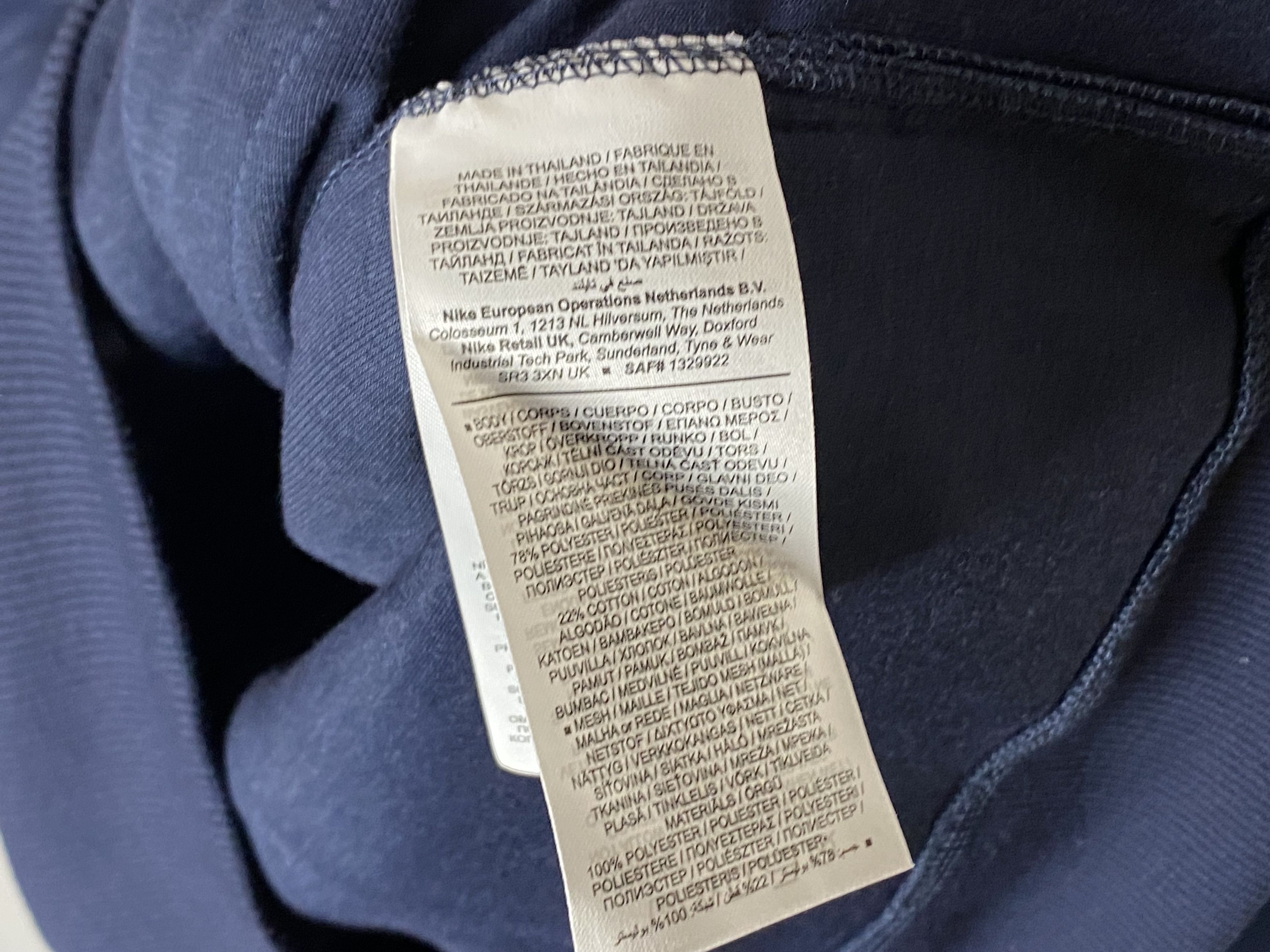 Nike FCB BARCELONA TRAVEL FLC HOODIE 1/2 ZIP NAVY BLUE SWEATSHIRT Size US S / EU 44-46 / 1 - 6 Thumbnail