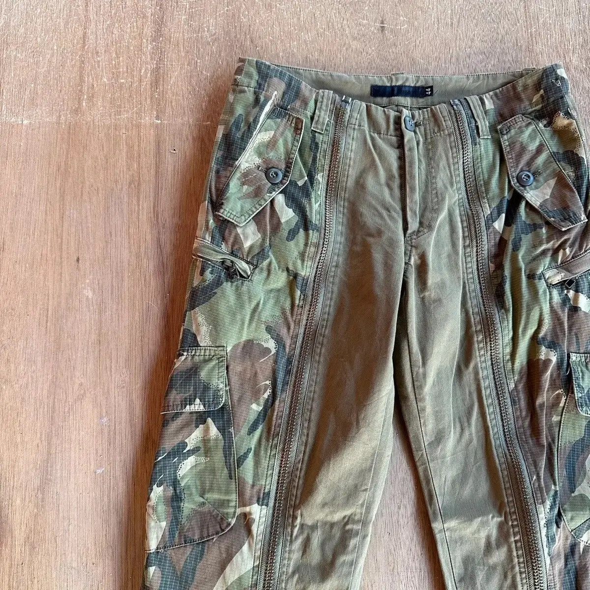 Japanese Brand SICKS 💥MALA VITA JAPANESE VTG HYBRID CAMO ZIPPER RARE PANTS Size US 30 / EU 46 - 5 Thumbnail