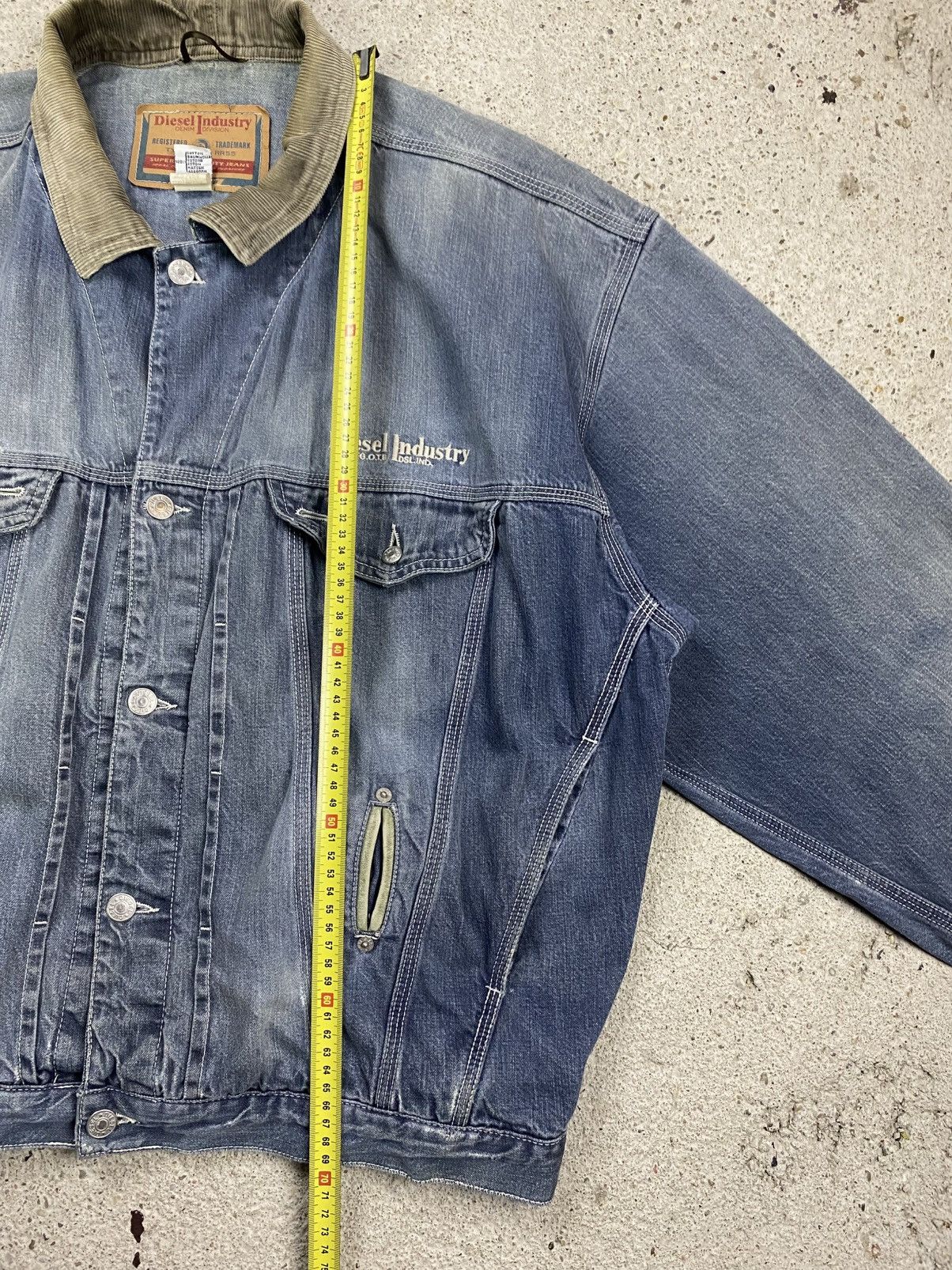 Diesel Diesel denim jacket vintage trashed made in italy archive Size US XXL / EU 58 / 5 - 21 Thumbnail