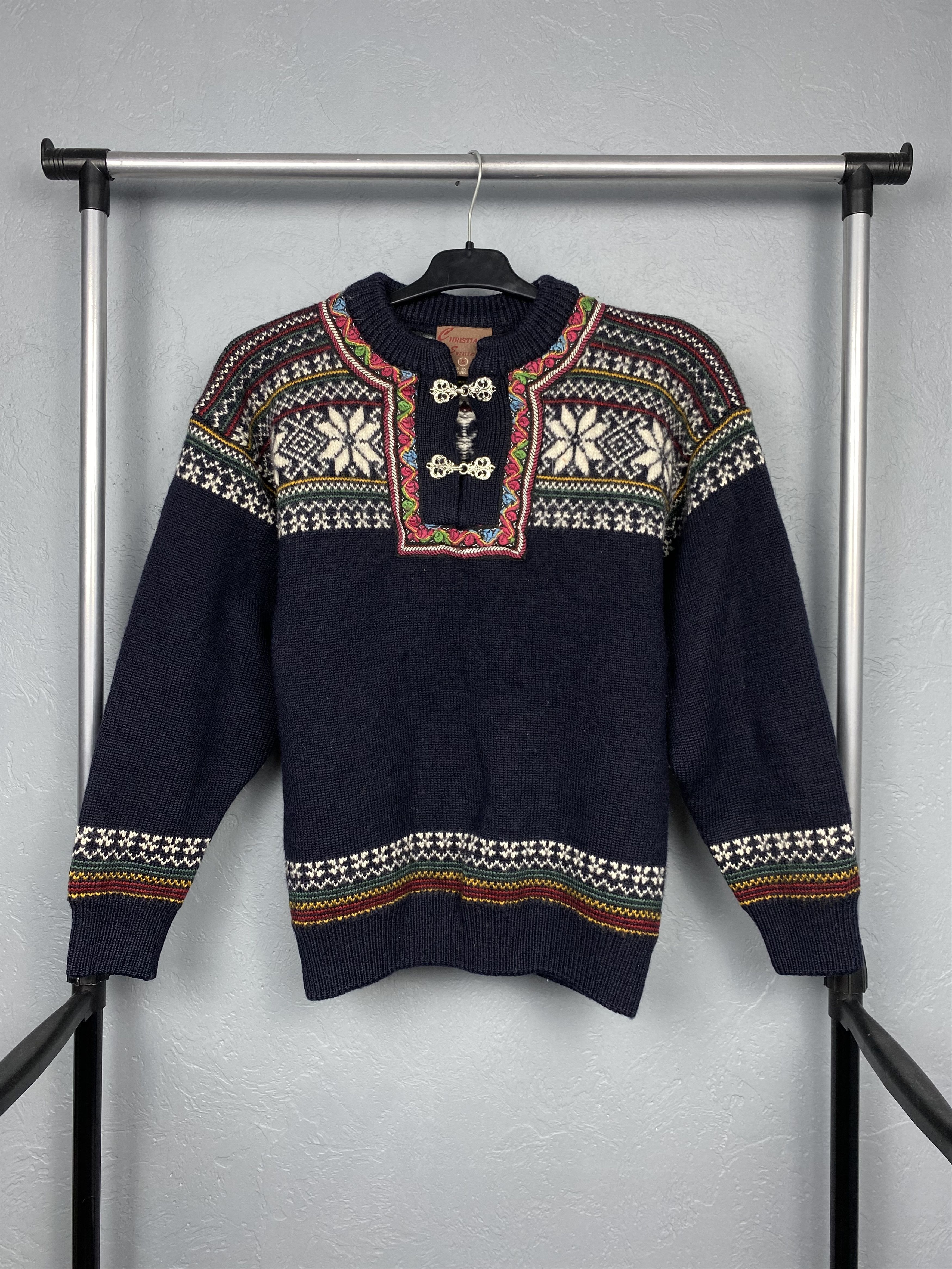 Dale Of Norway Christiania Vintage Wool Knit Sweater Made in Norway Size S / US 4 / IT 40 - 1 Thumbnail