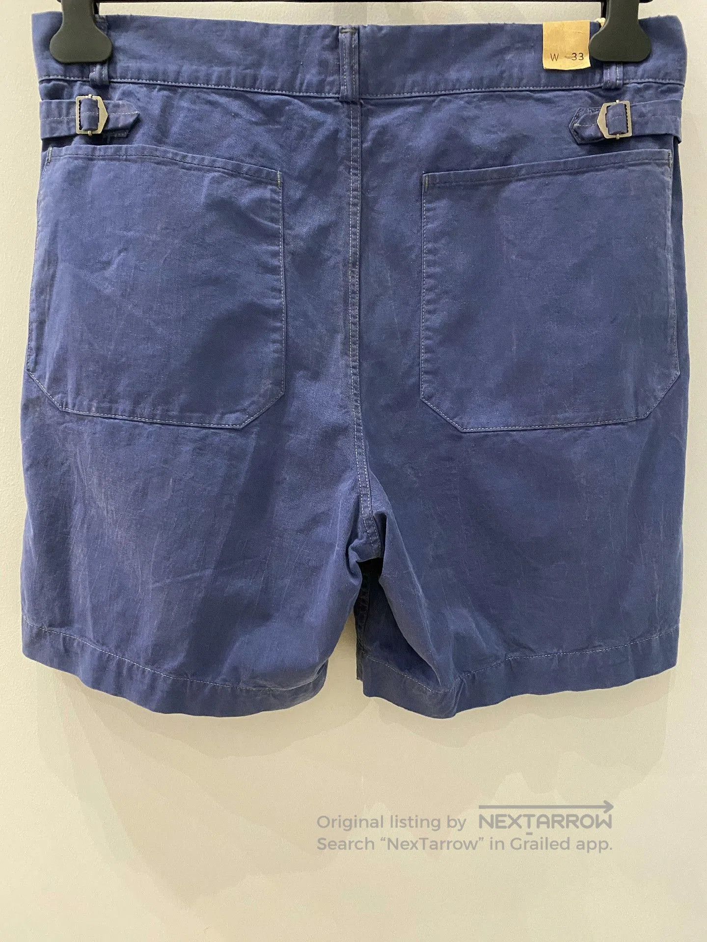 RRL Ralph Lauren RRL Double RL Blue Washed Shorts. Size US 33 - 2 Thumbnail