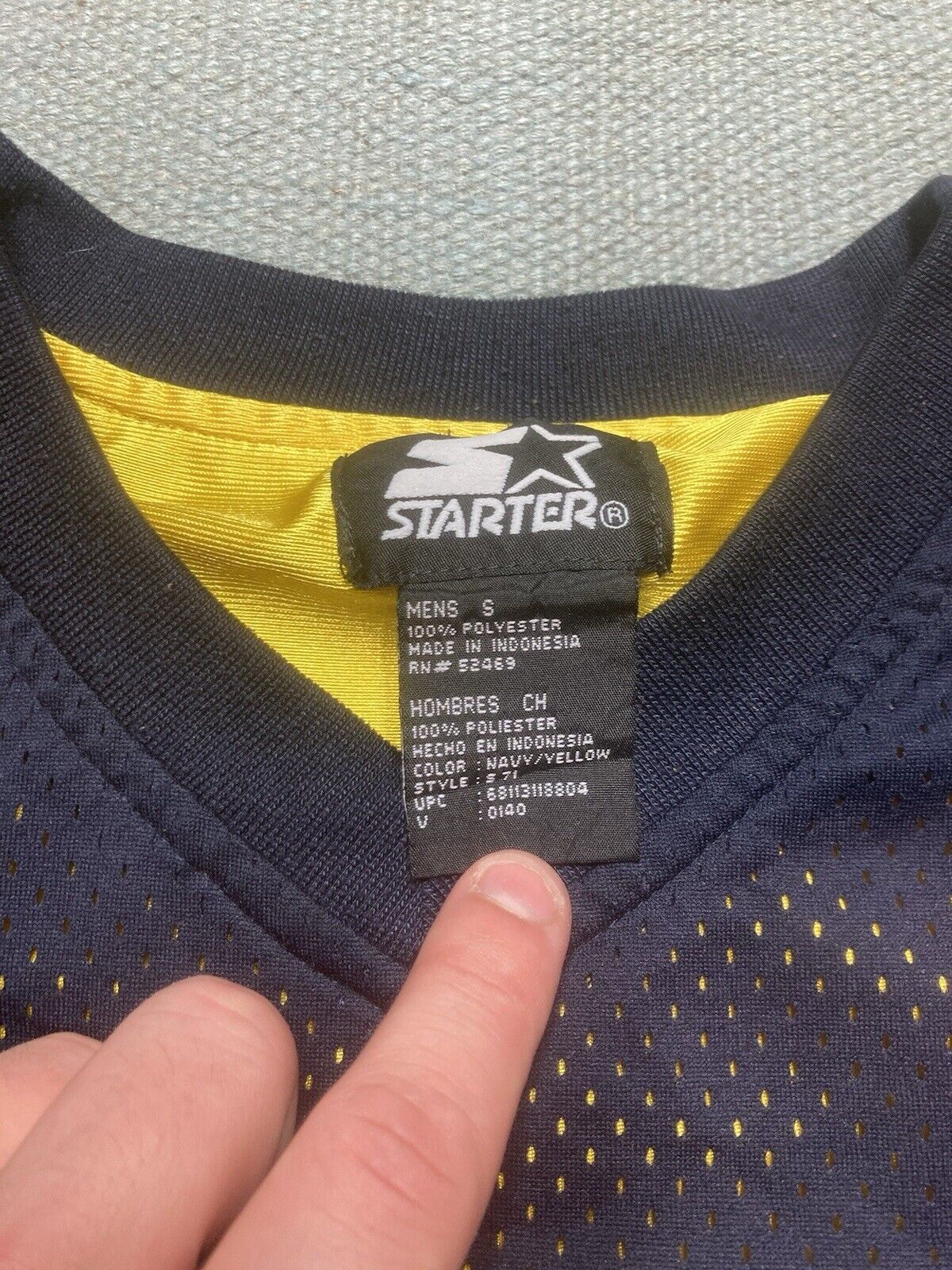 Starter × Vintage Starter Reversible Spellout Tank Top Jersey Y2K Basketball S Size US S / EU 44-46 / 1 - 3 Thumbnail