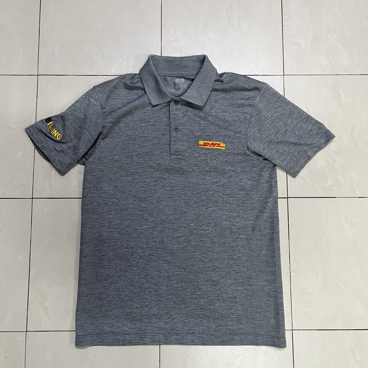 Japanese Brand × Uniqlo Uniqlo DHL Dry Ex Polo Size US S / EU 44-46 / 1 - 2 Thumbnail