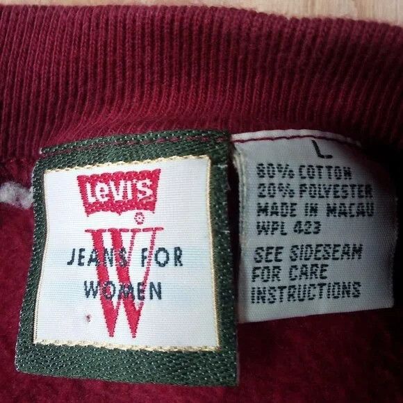Levi's × Levi's Vintage Clothing × Vintage Vintage 90s Levi Strauss World's Finest Crewneck Sweatshirt Size L / US 10 / IT 46 - 3 Thumbnail