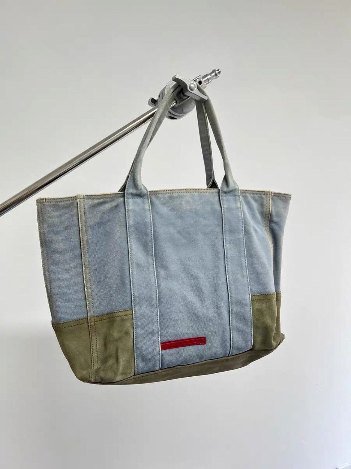 Prada Prada red label Suede nylons joint tote-2505 Size ONE SIZE - 2 Thumbnail