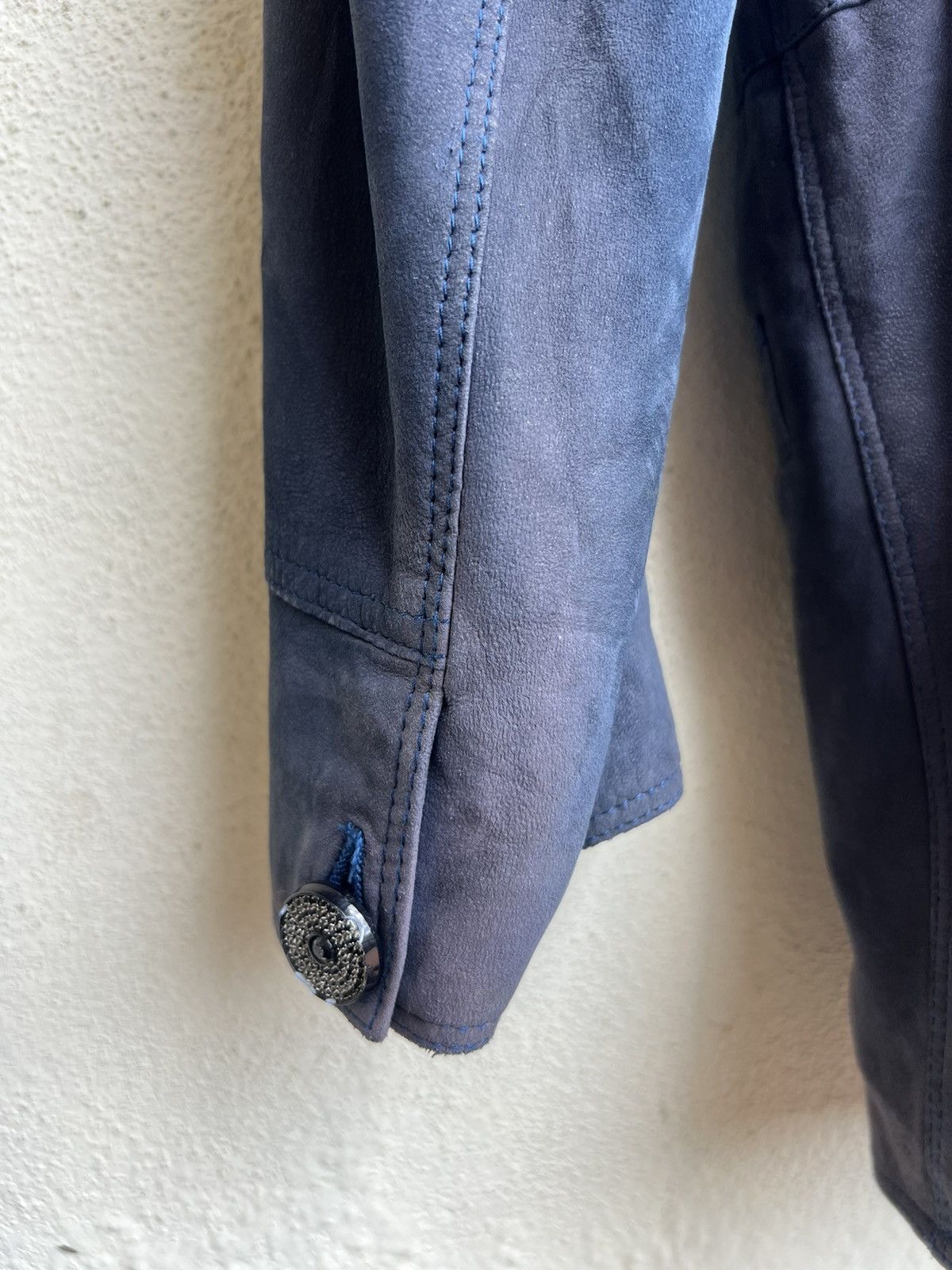 SERAPHIN Seraphin France Distress Sun Fade Oversize Leather Jacket Size US S / EU 44-46 / 1 - 17 Thumbnail