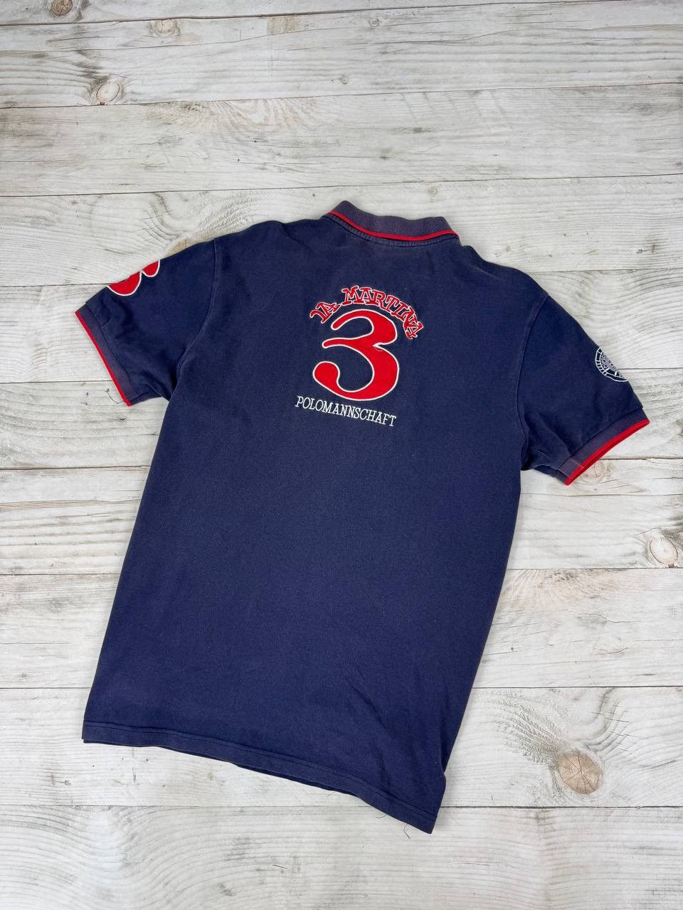 La Martina LA MARTINA PORSCHE POLO TEAM SHIRT CHIEF KEEF STYLE Faded Size US XXL / EU 58 / 5 - 14 Thumbnail