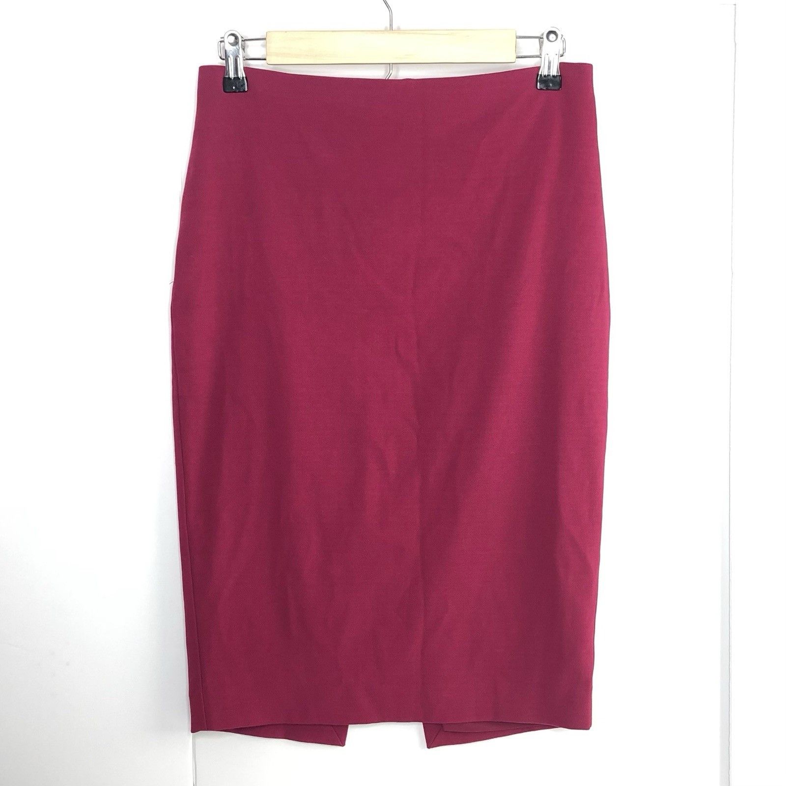 Express Express Y2K Magenta Hot Pink Pencil Skirt Sz 4 Slit Back Size 27" / US 4 / IT 40 - 1 Thumbnail