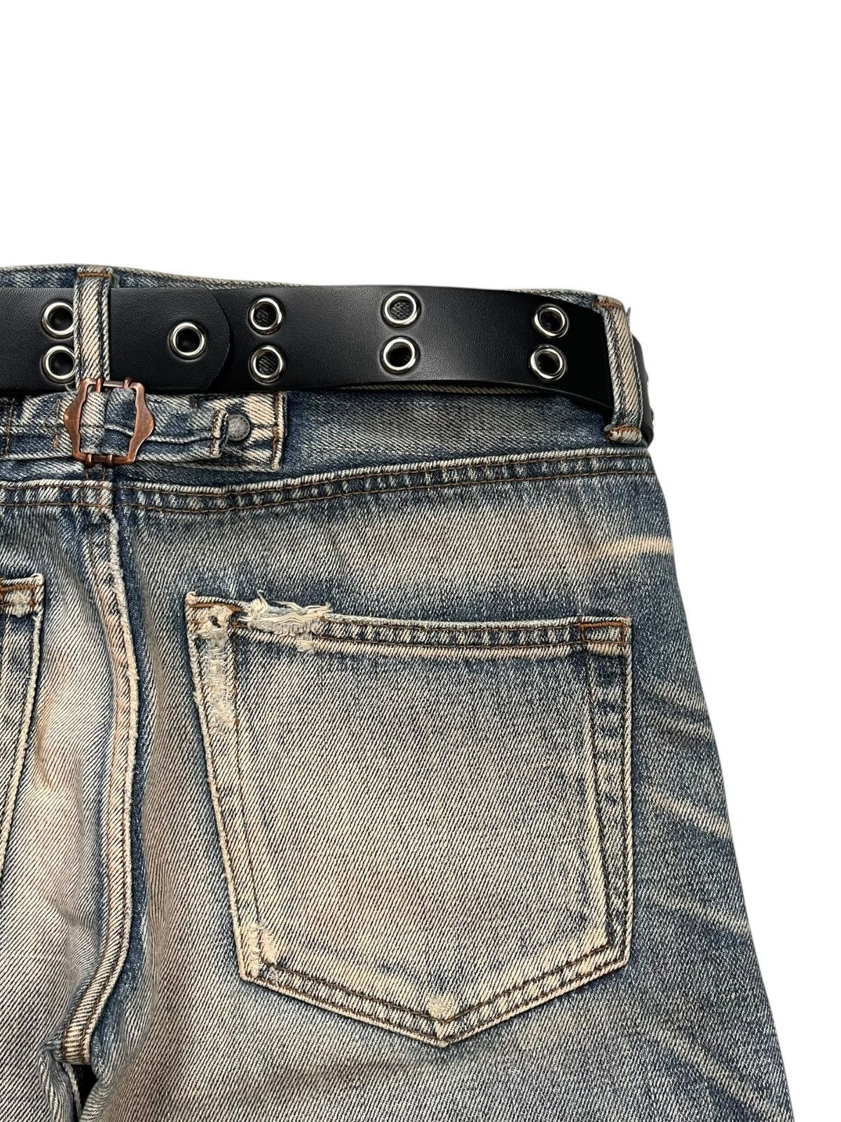 Japanese Brand Stunning Lure Buckel Back Selvedge Denim Button Fly Size US 30 / EU 46 - 13 Thumbnail