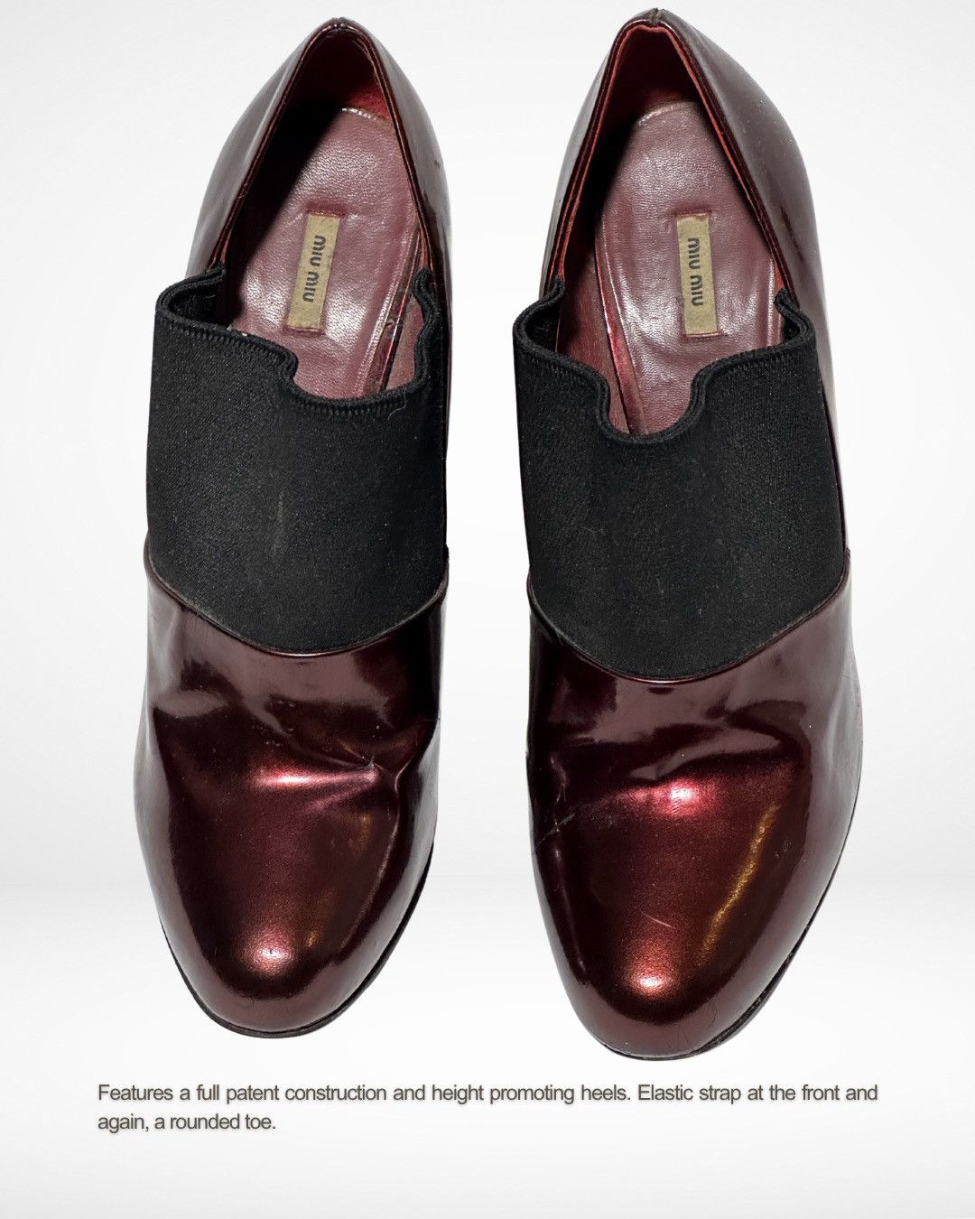 Miu Miu SS06 Burgundy Bondage Stilettos Size US 8.5 / IT 38.5 - 2 Thumbnail
