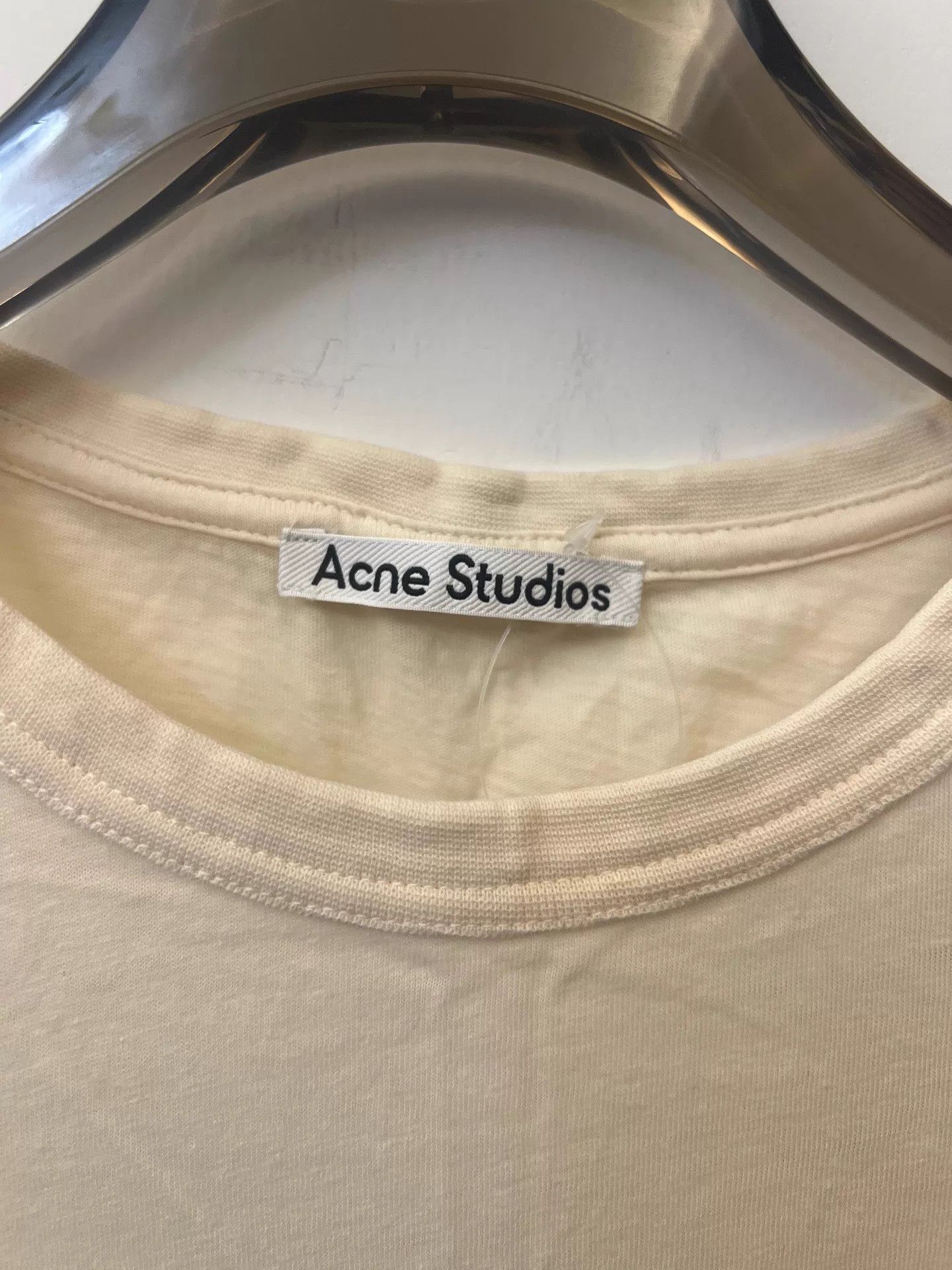 Acne Studios Acne SS25 Kiss - Logo Vintage Texture Crew Tee Wmn M Size M / US 6-8 / IT 42-44 - 2 Thumbnail