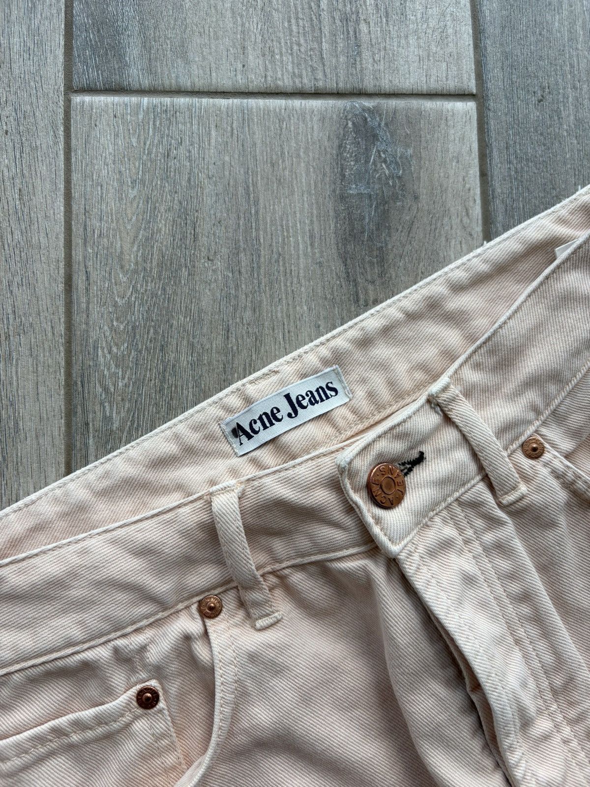Acne Studios Women's Straight Acne Jeans Girl Peach Size 28/32 Size 28" / US 6 / IT 42 - 3 Thumbnail