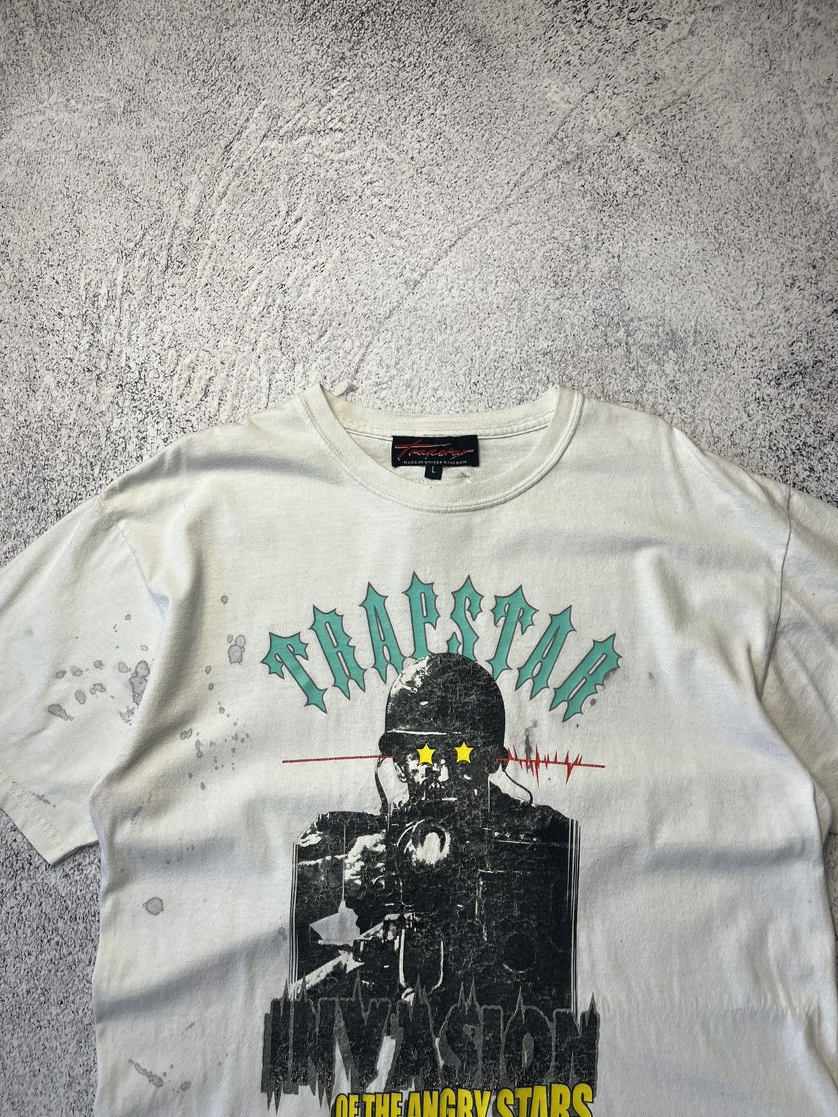 Trapstar London Men's Trapstar London Drill Big Logo Y2K Designer Tee Size US L / EU 52-54 / 3 - 8 Thumbnail