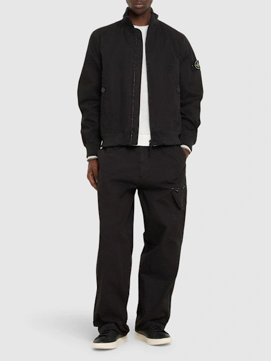 Stone Island o1lsvrm0425 Raso Gommato 3L Bomber in Black Size US L / EU 52-54 / 3 - 4 Thumbnail