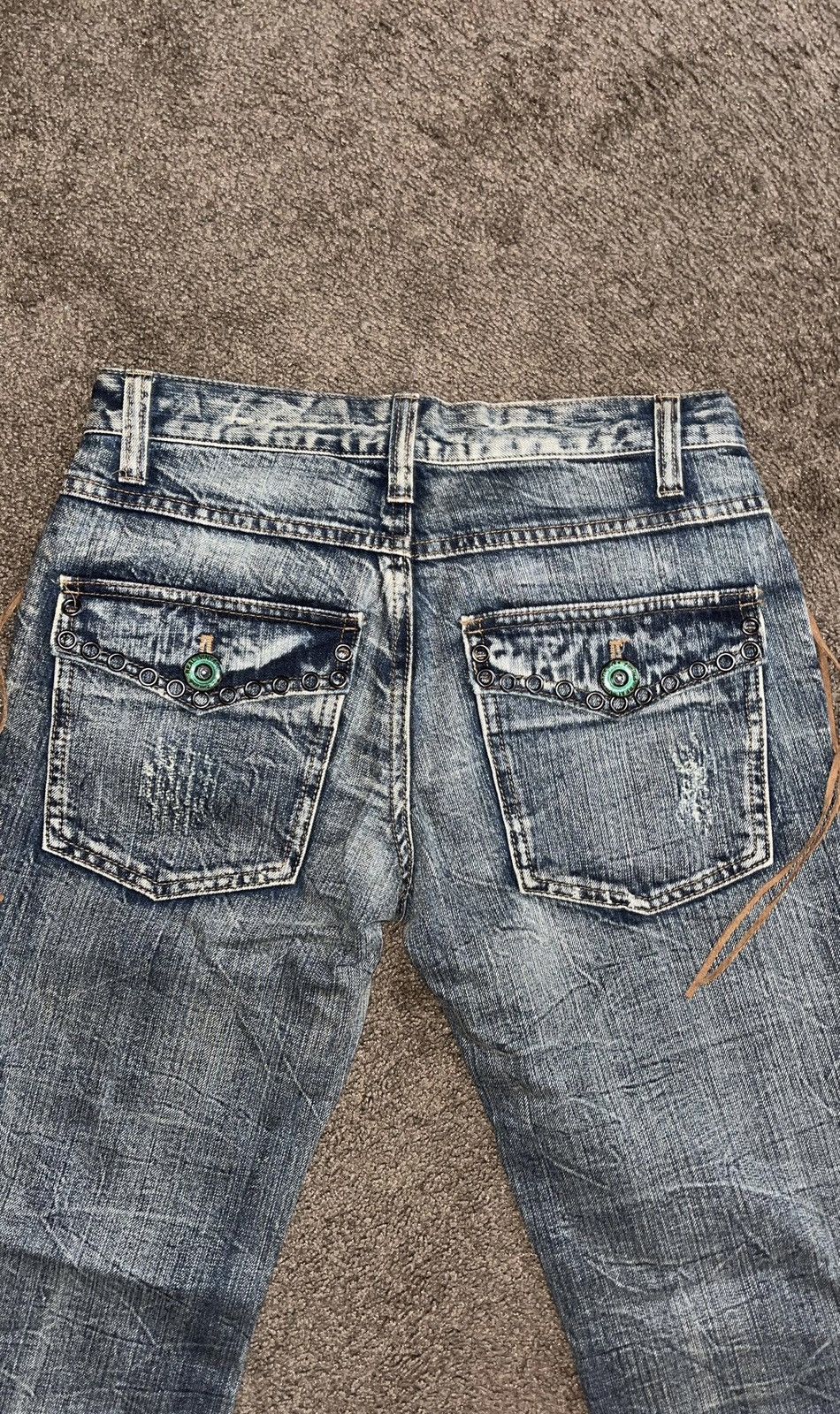 If Six Was Nine × Japanese Brand B. S Limited Real Vintage Blue Wash Jeans Bootcut Size US 31 - 6 Thumbnail