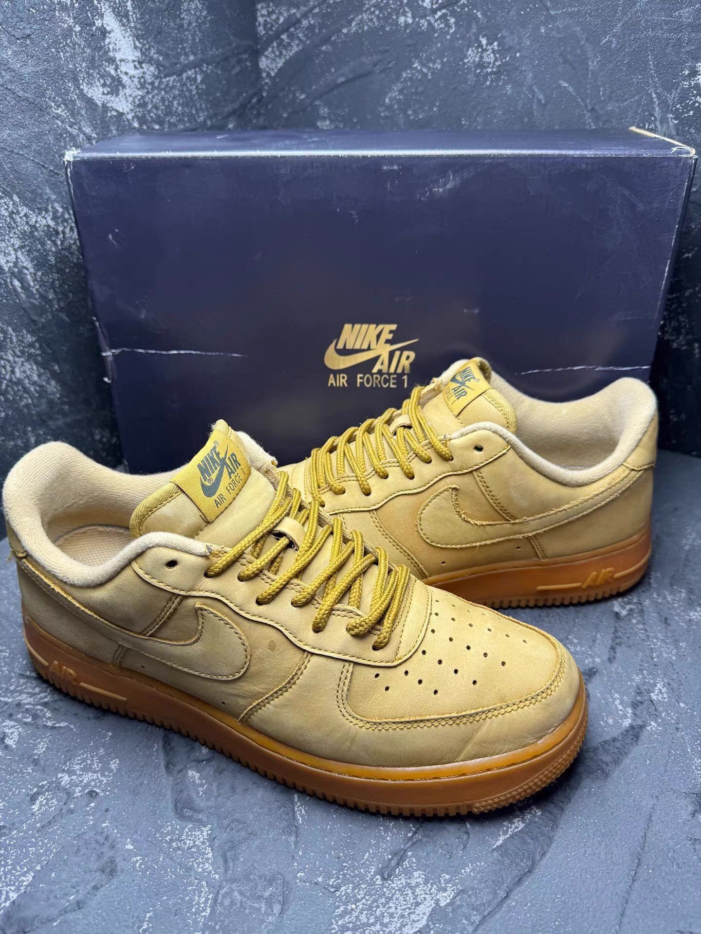 Nike Nike Air Force 1 Wheat Q10 Size US 9.5 / EU 42-43 - 3 Thumbnail