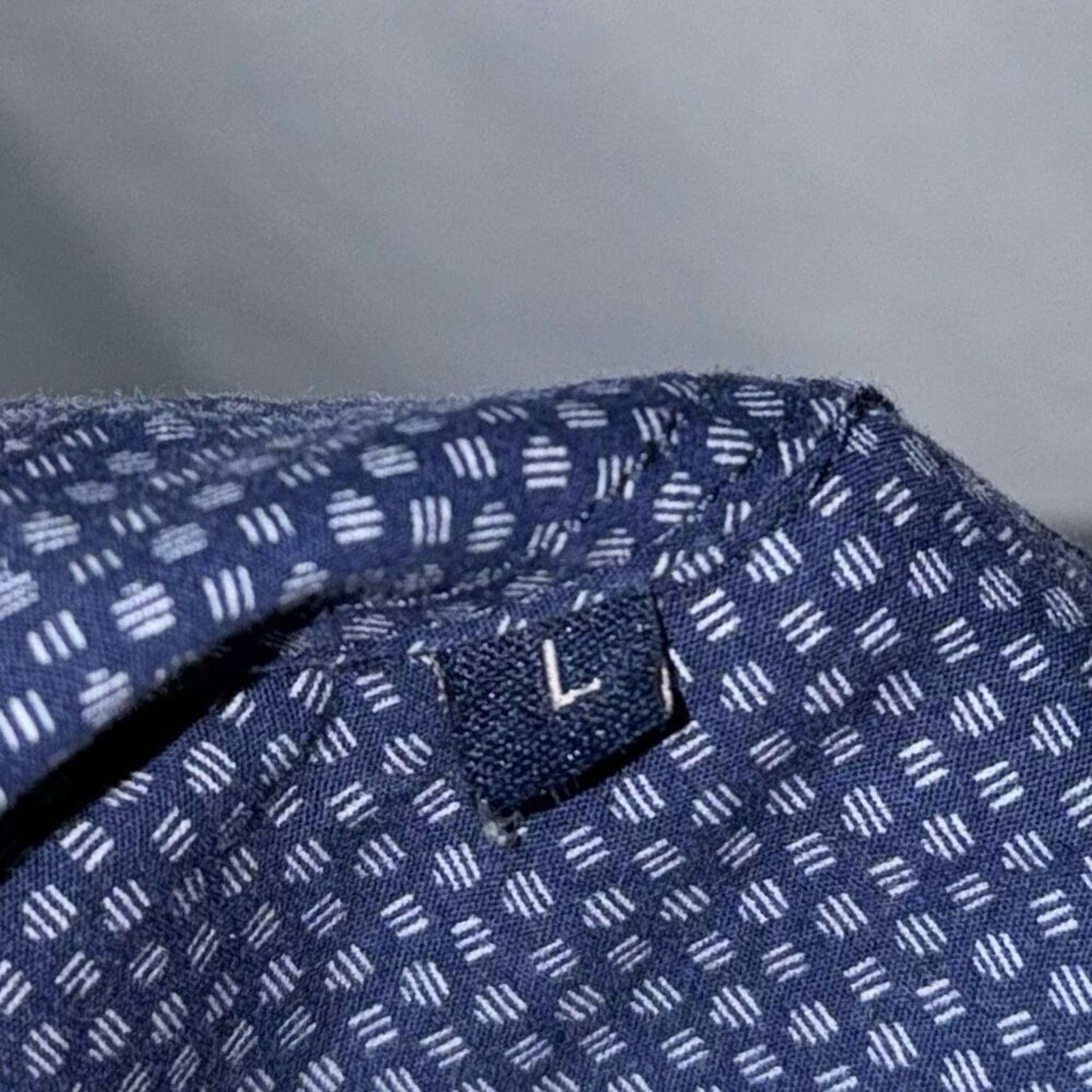 Other Lufian Elegant Blue Slim Fit Button Front Shirt | Sz L Size US L / EU 52-54 / 3 - 6 Thumbnail