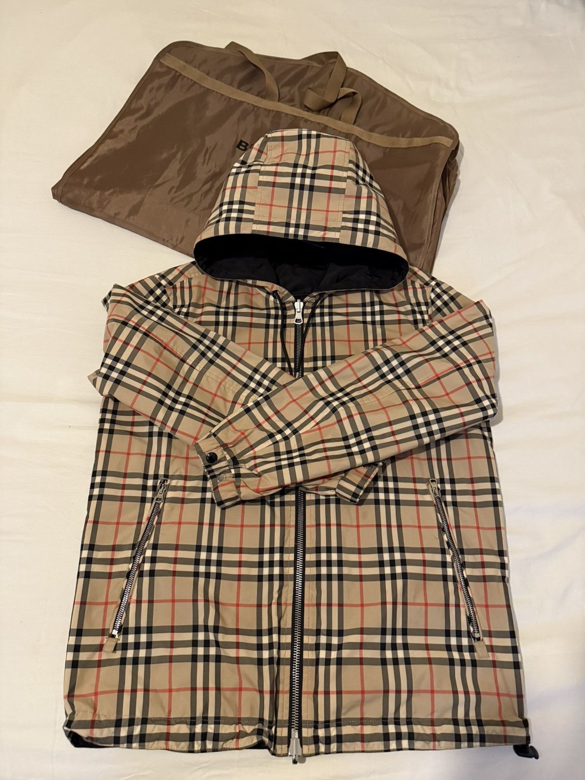 Burberry Burberry Reversible Check Rain Jacket Size US XS / EU 42 / 0 - 2 Thumbnail
