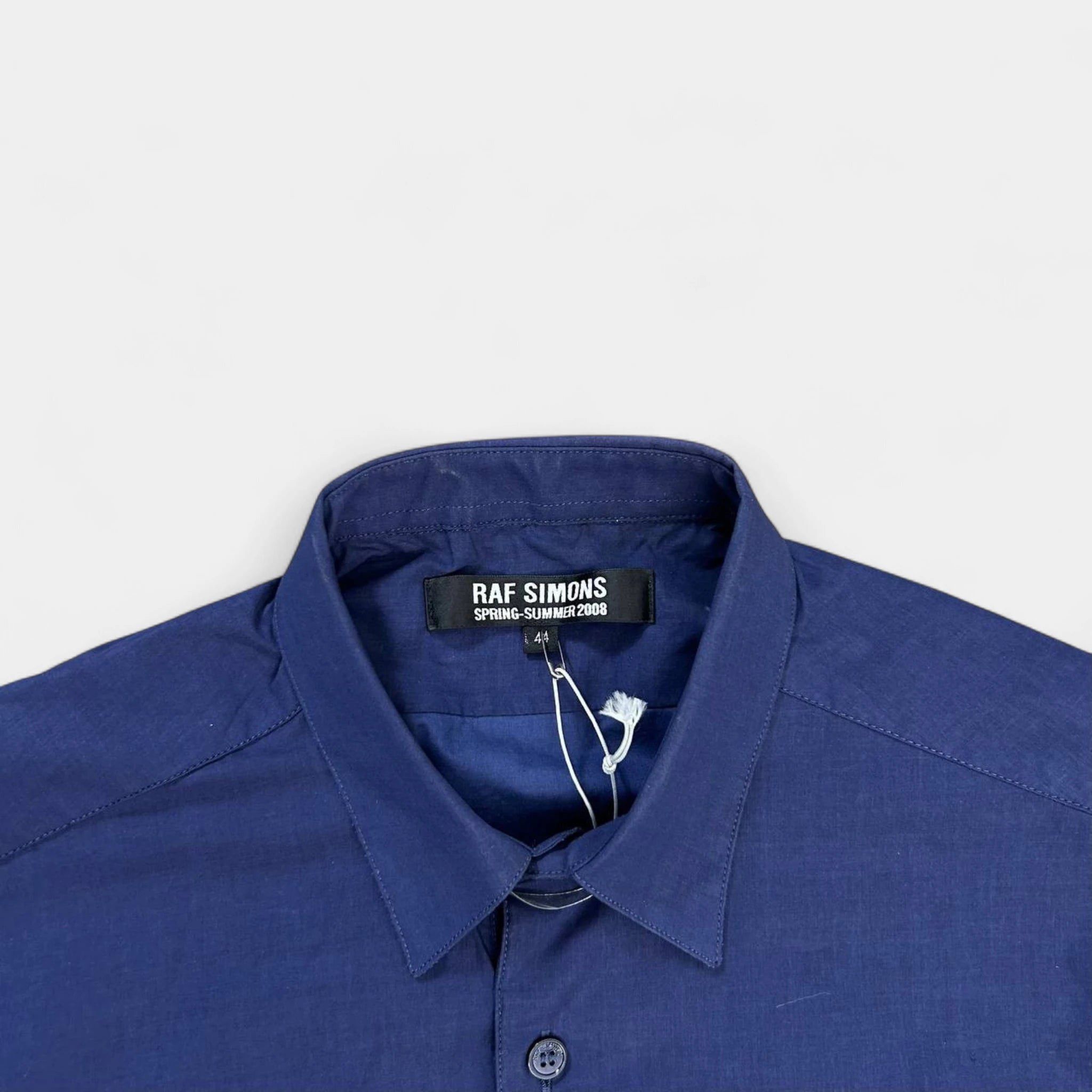 Raf Simons Raf Simons 2008 Navy Sport Shirt Size US S / EU 44-46 / 1 - 3 Thumbnail