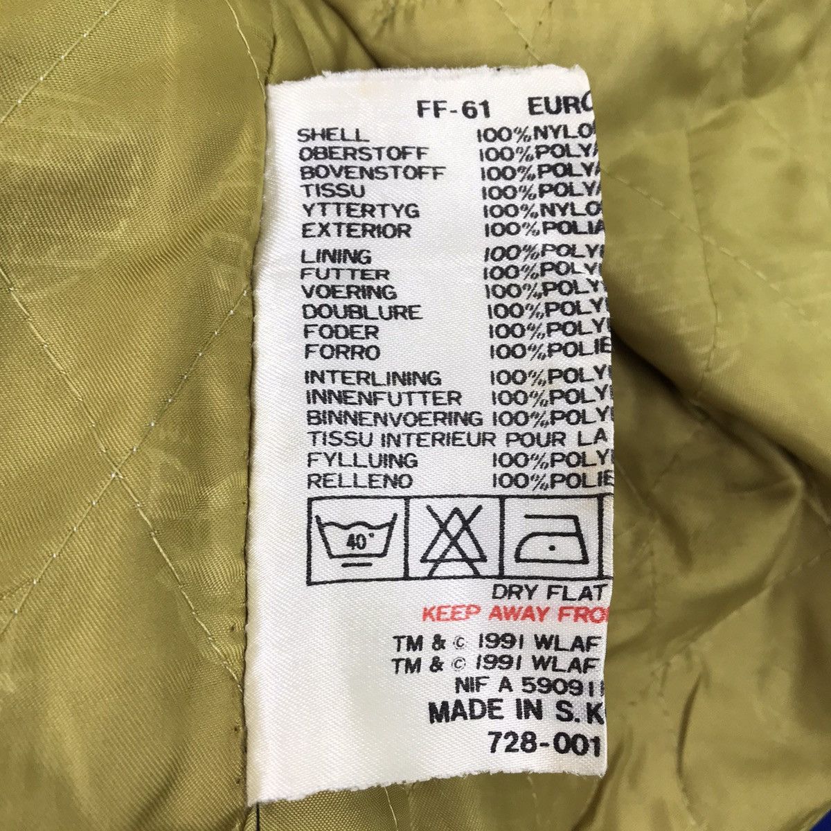 NFL Vintage NFL London Monarchs World League Bomber Jacket Size US M / EU 48-50 / 2 - 11 Thumbnail
