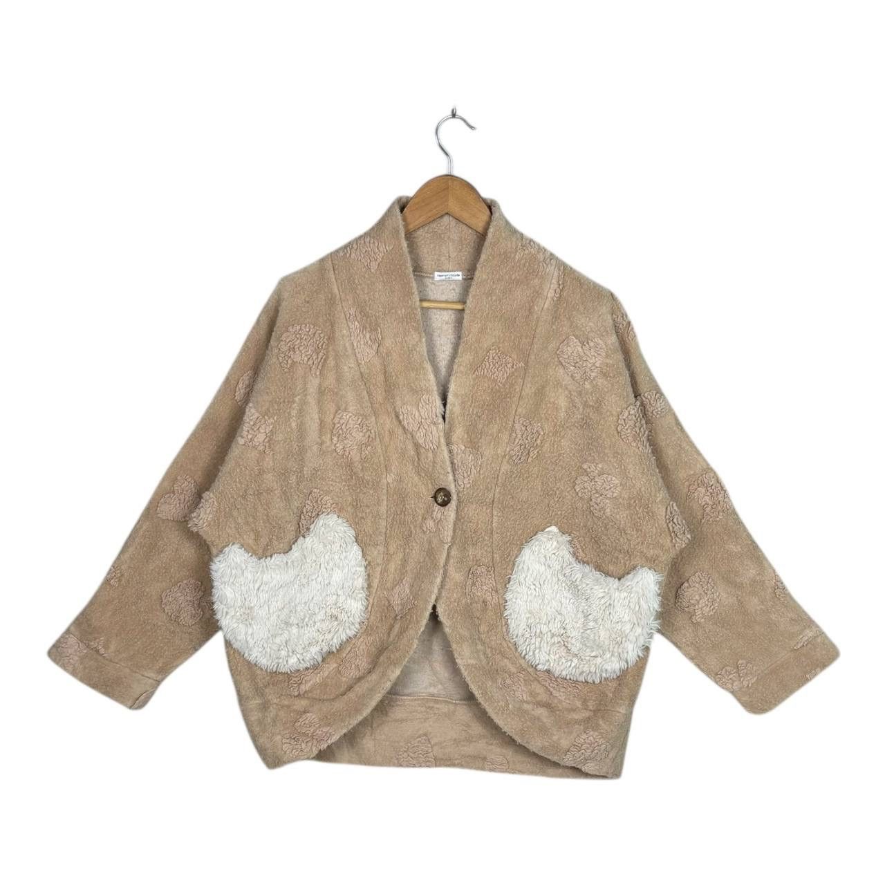 Tsumori Chisato Tsumori Chisato Sleep Heart Fleece Cardigan Japan Archive Size US M / EU 48-50 / 2 - 1 Thumbnail