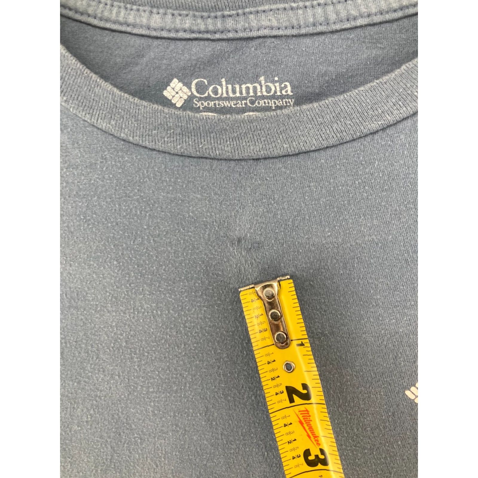 Vintage Columbia Men's T-Shirt Large Blue Bear Graphic Print Short Sleeve Jersey Crew Neck All Seasons Outdoor Casual Size US L / EU 52-54 / 3 - 4 Thumbnail