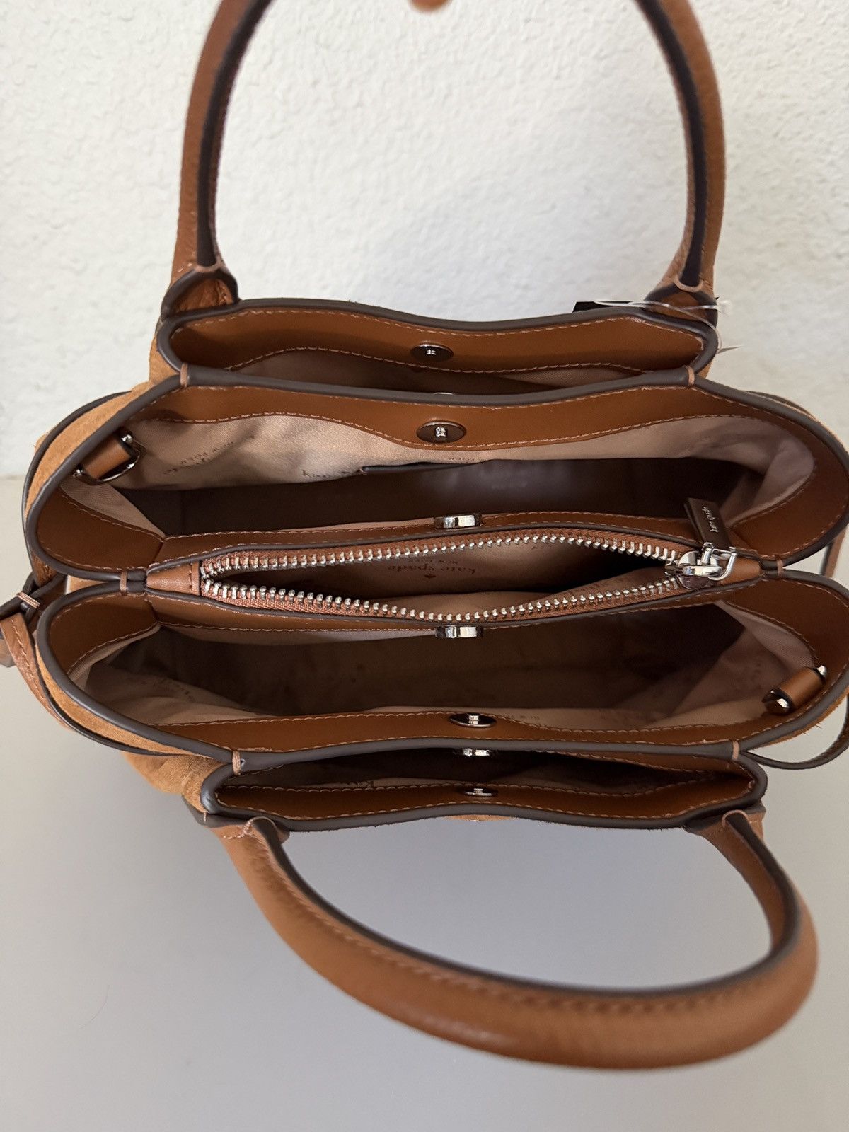 Kate Spade NWT KATE SPADE Dumpling Suede Small Satchel Size ONE SIZE - 11 Thumbnail