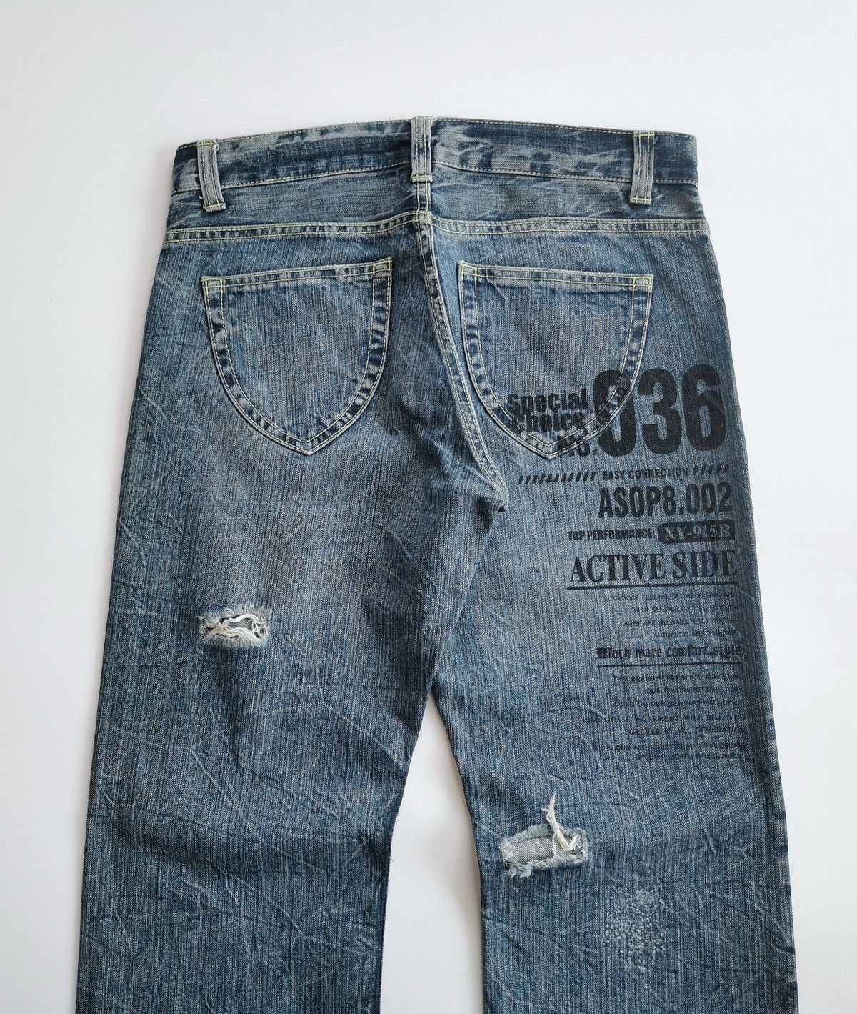 If Six Was Nine Oririn Japan ASOP8.002 Distressed Jeans Size US 32 / EU 48 - 7 Thumbnail