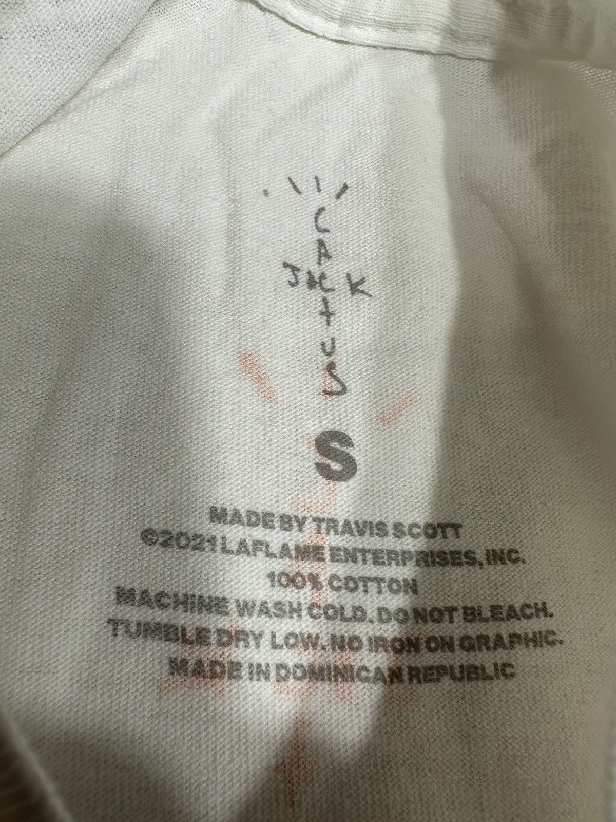 Travis Scott Travis Scott Cactus Jack Flame Tee/ Small Size US S / EU 44-46 / 1 - 3 Thumbnail