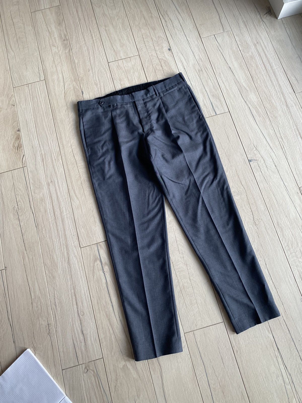 Prada SS11 Prada Dark Navy Mohair Casual Pants Size US 36 / EU 52 - 3 Thumbnail